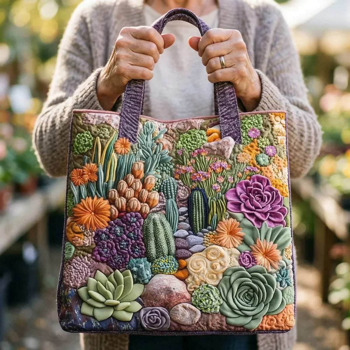 Kinsley – Handmade soft quilted bag – image 2