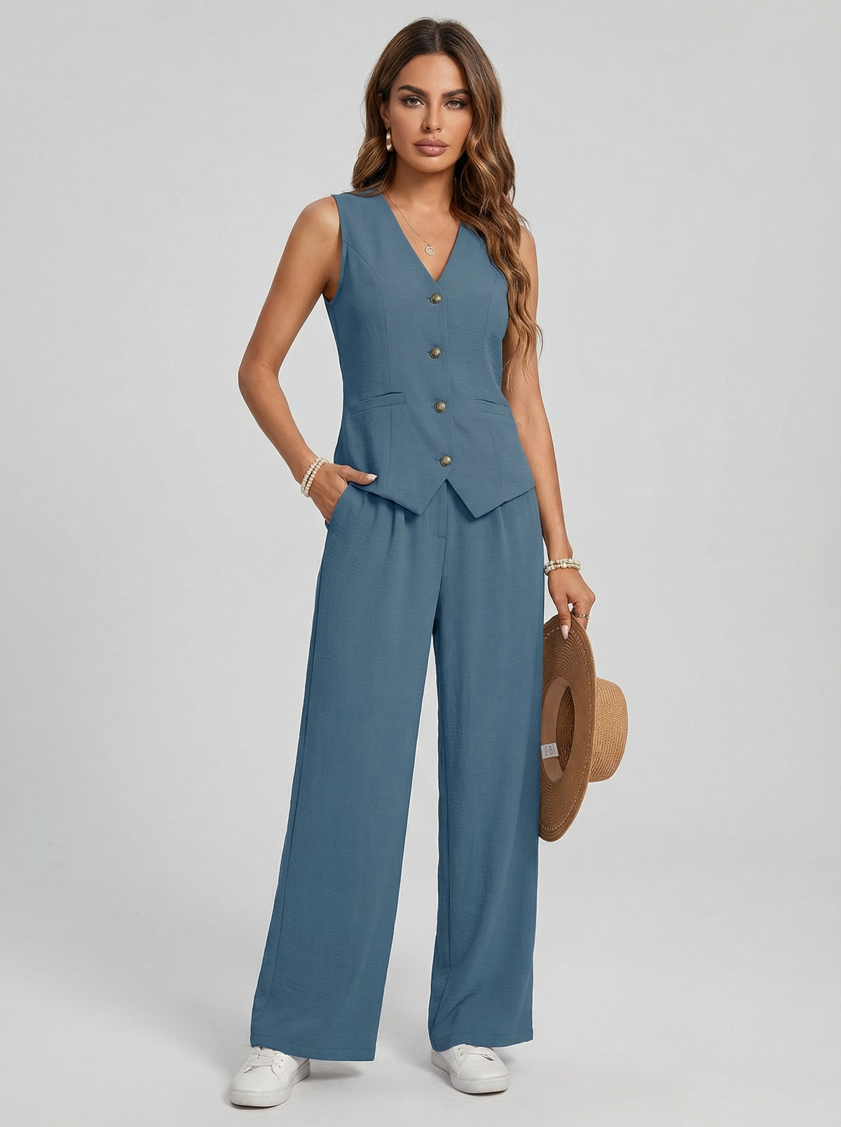 Sofía – Waistcoat + Trousers Set – image 18