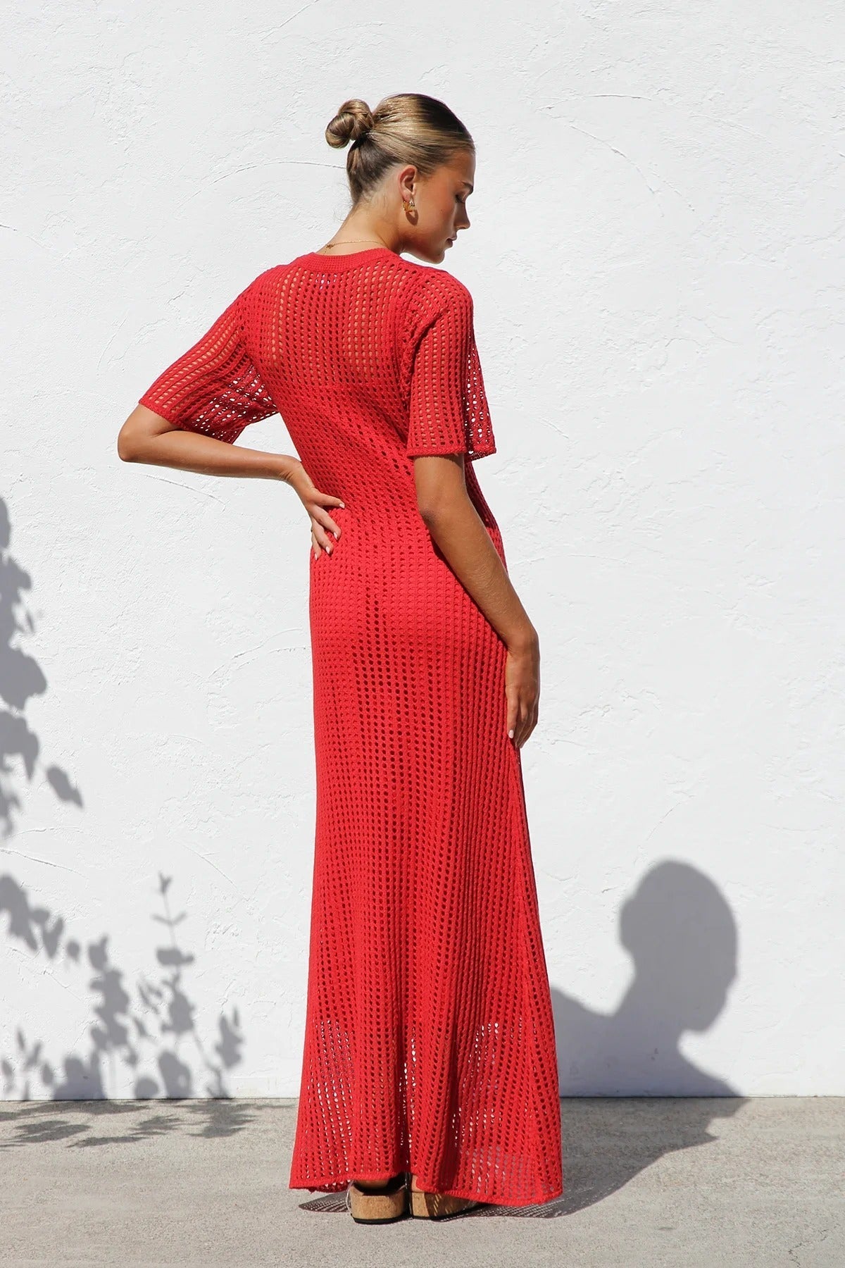 Airlie Crochet Maxi Dress - Natural – image 46