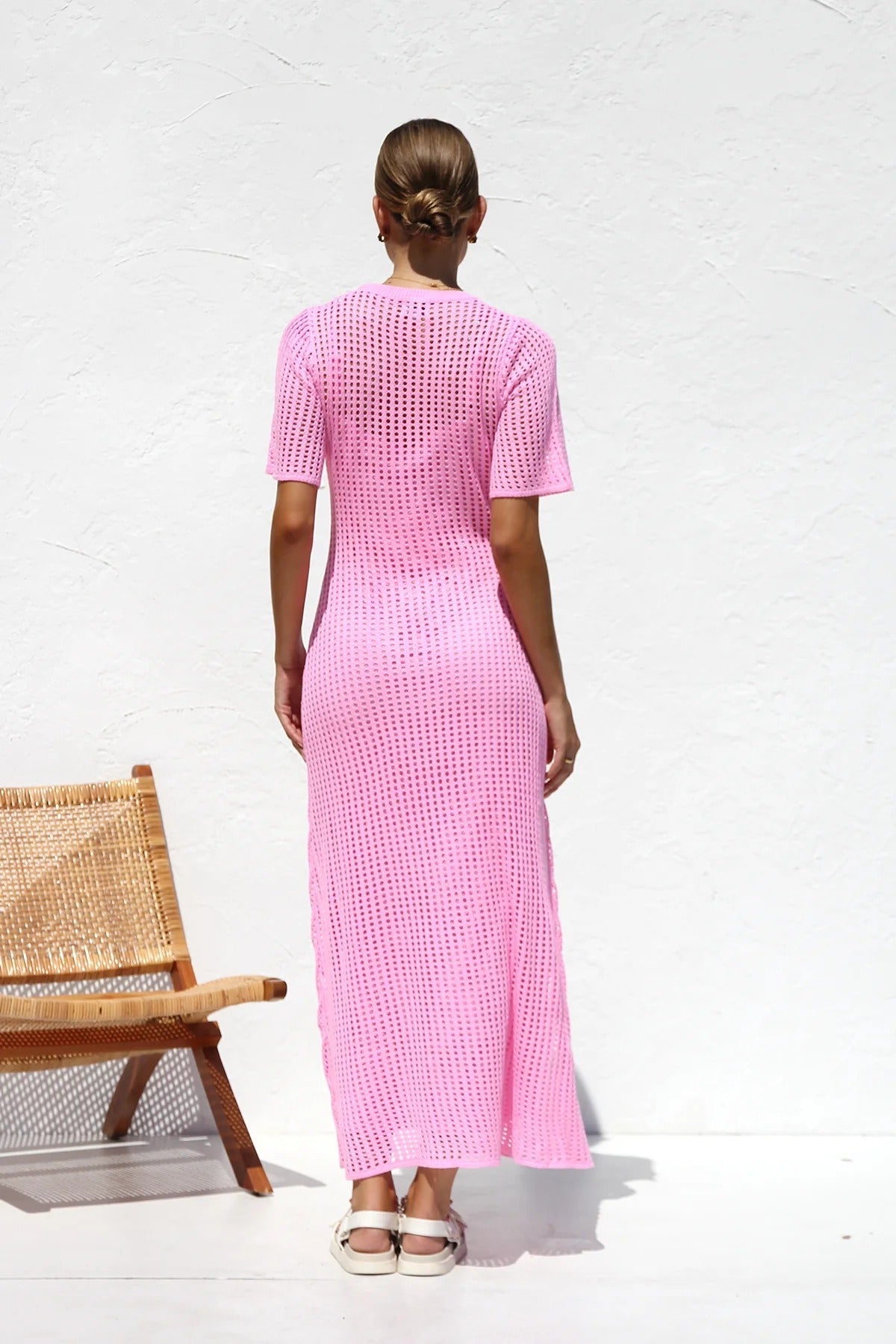 Airlie Crochet Maxi Dress - Natural – image 27