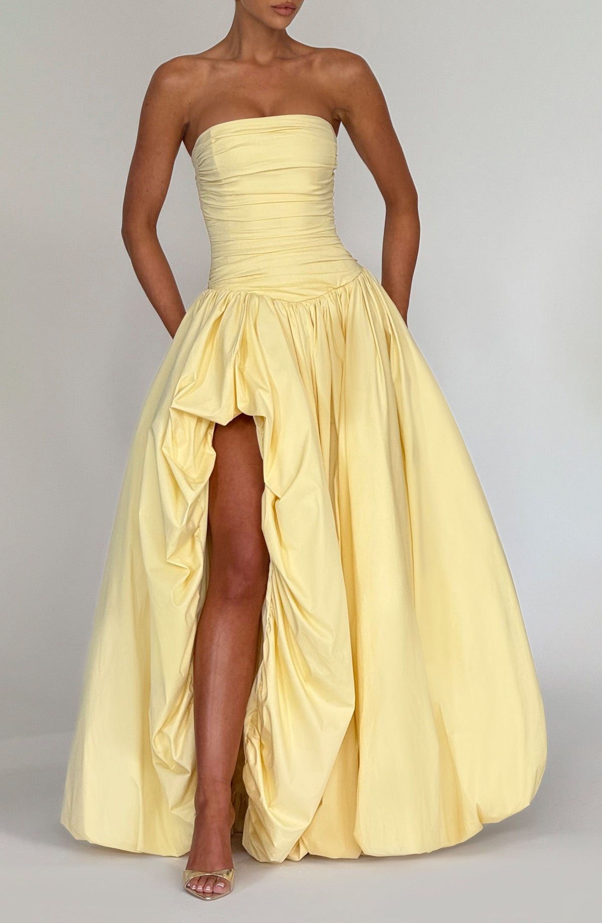 Jillian Maxi Dress - Lemon – image 4