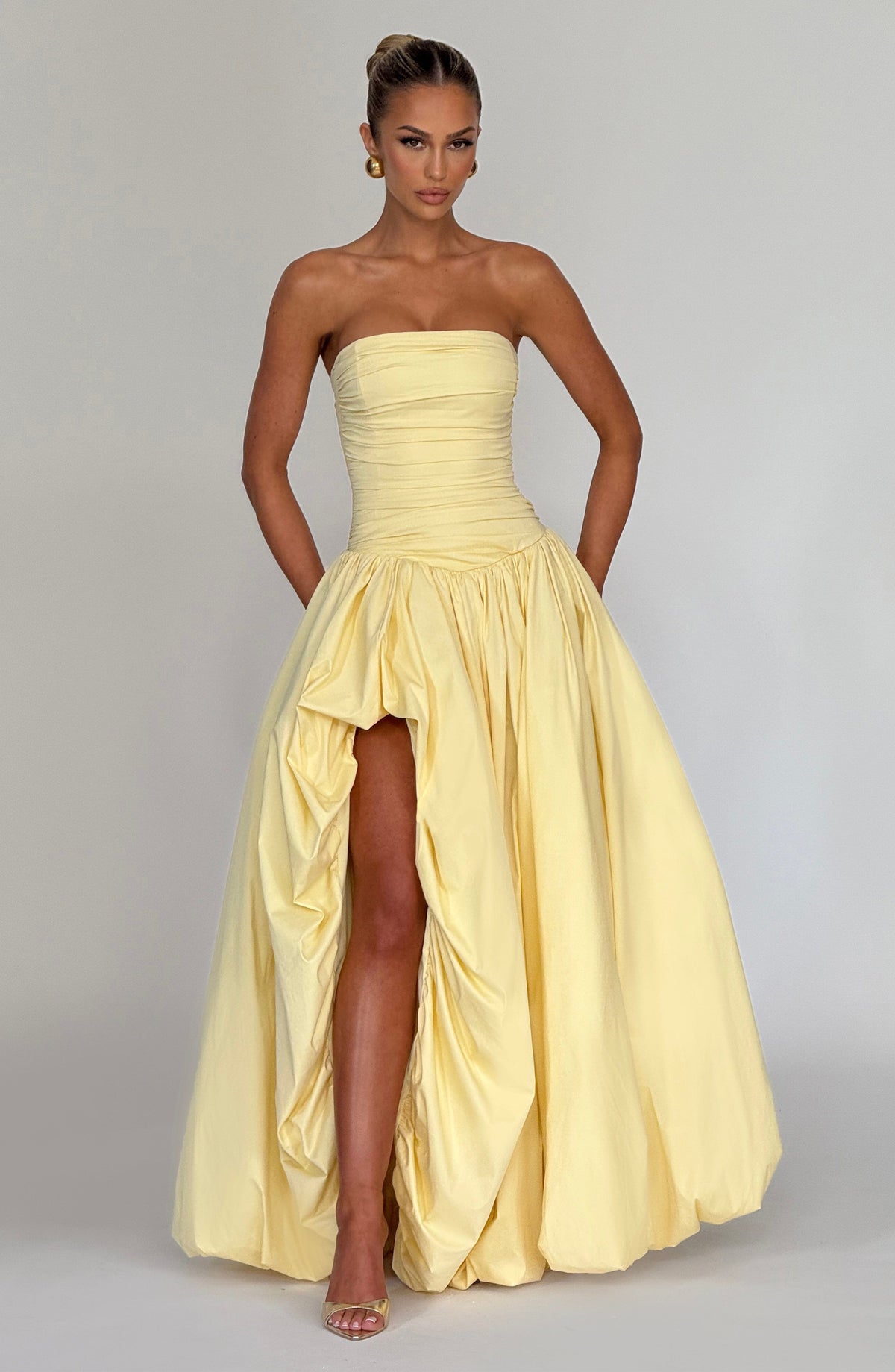 Jillian Maxi Dress - Lemon – image 7