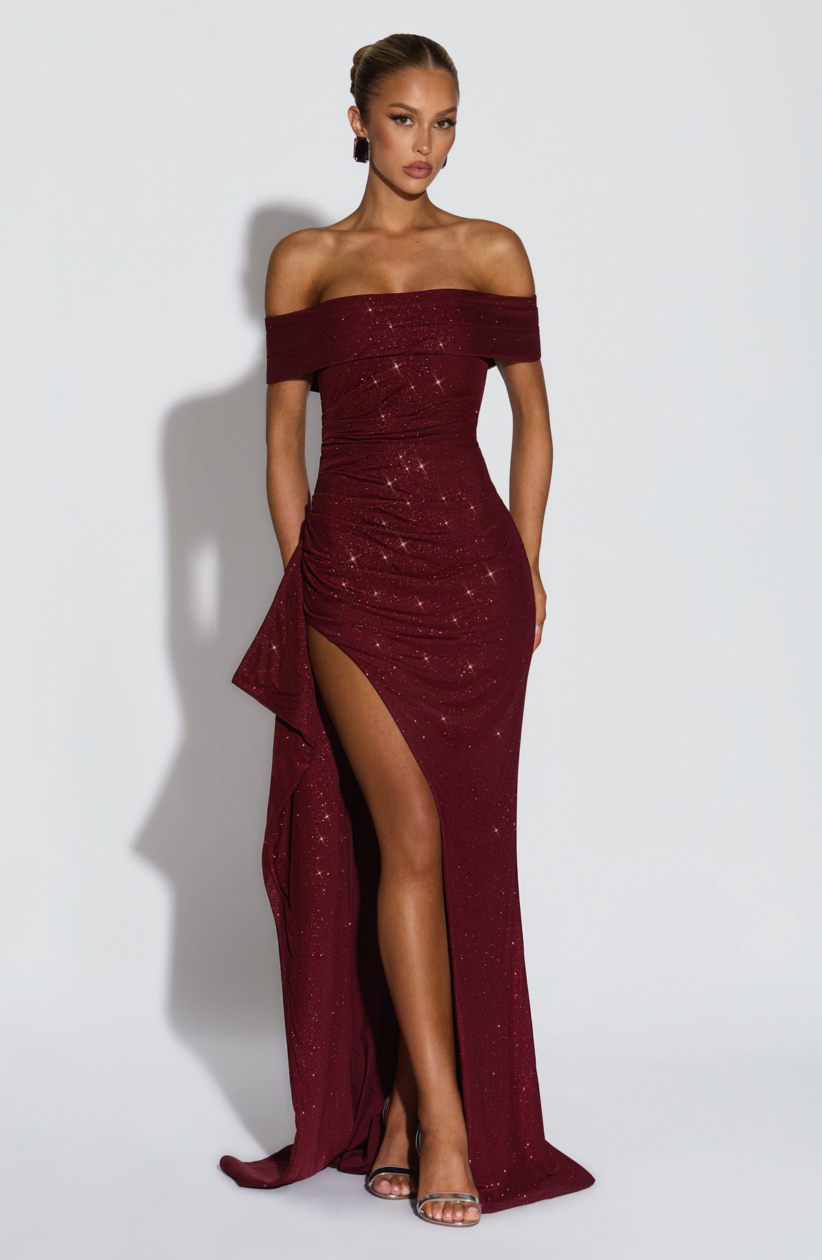 Joyce Maxi Dress - Wine Sparkle – image 1