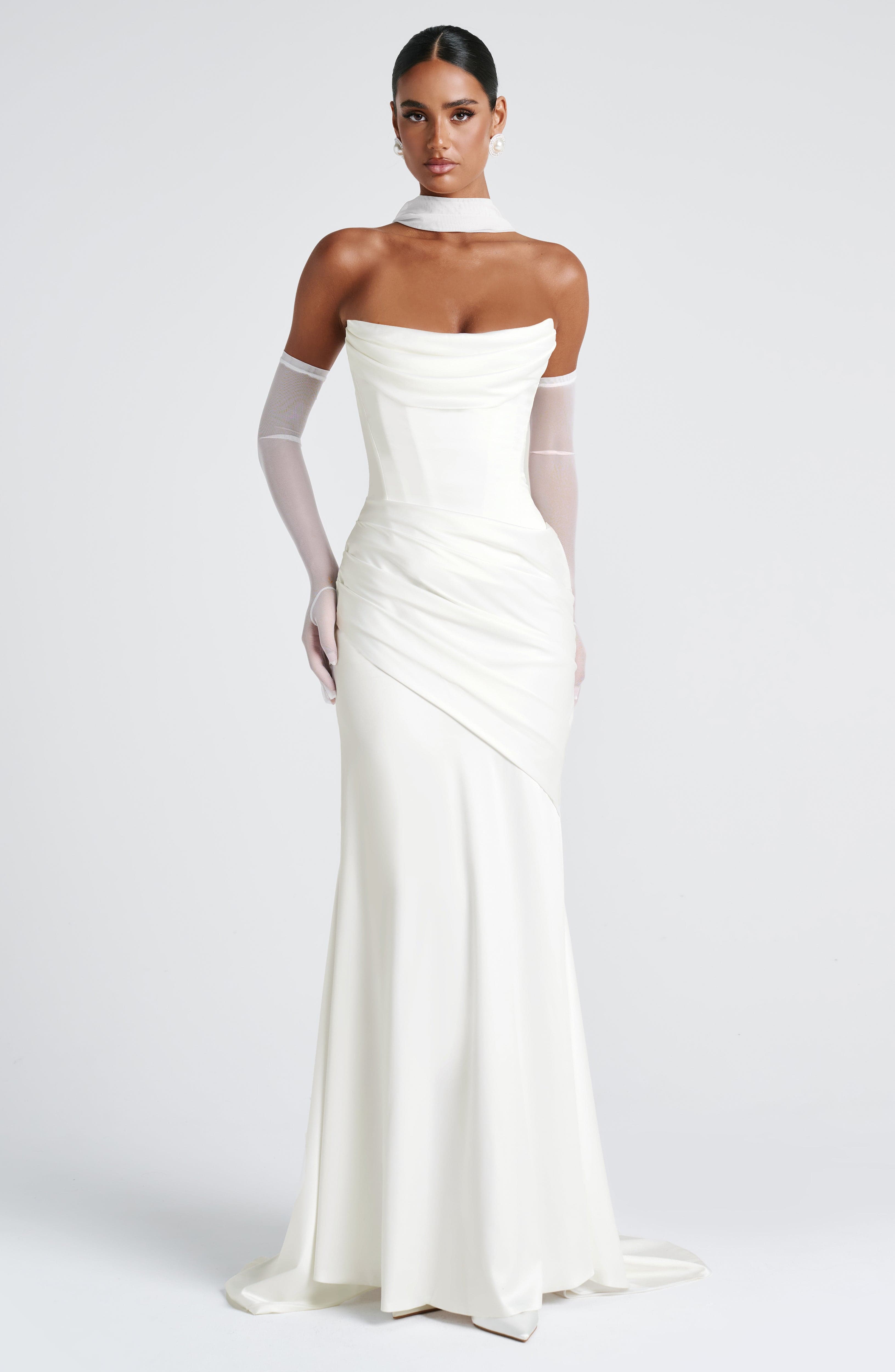 Kensington Maxi Dress - Ivory – image 1