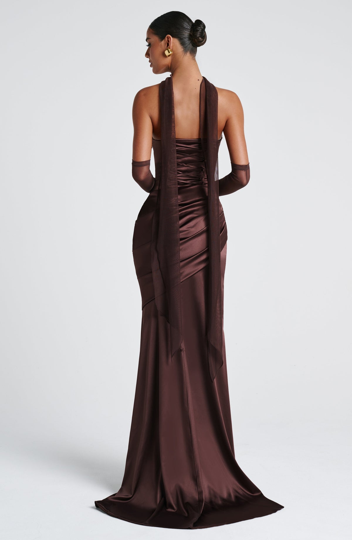 Kensington Maxi Dress - Plum Brown – image 5