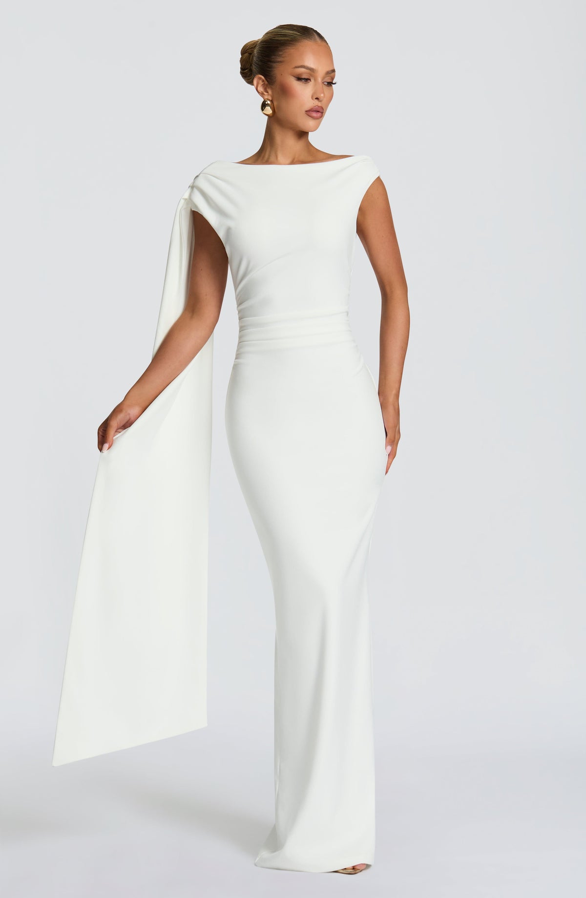 Kylie Maxi Dress - Ivory – image 1