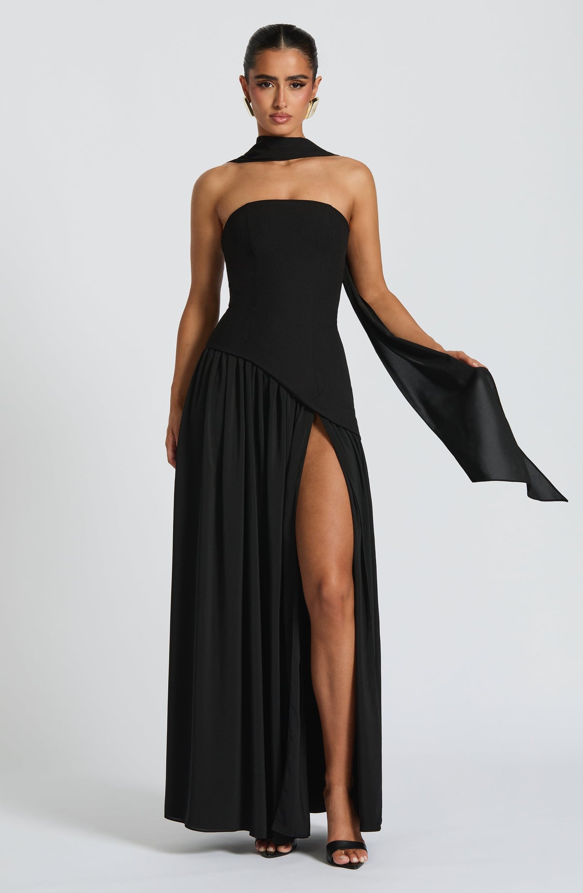 Maliyah Maxi Dress - Black – image 1
