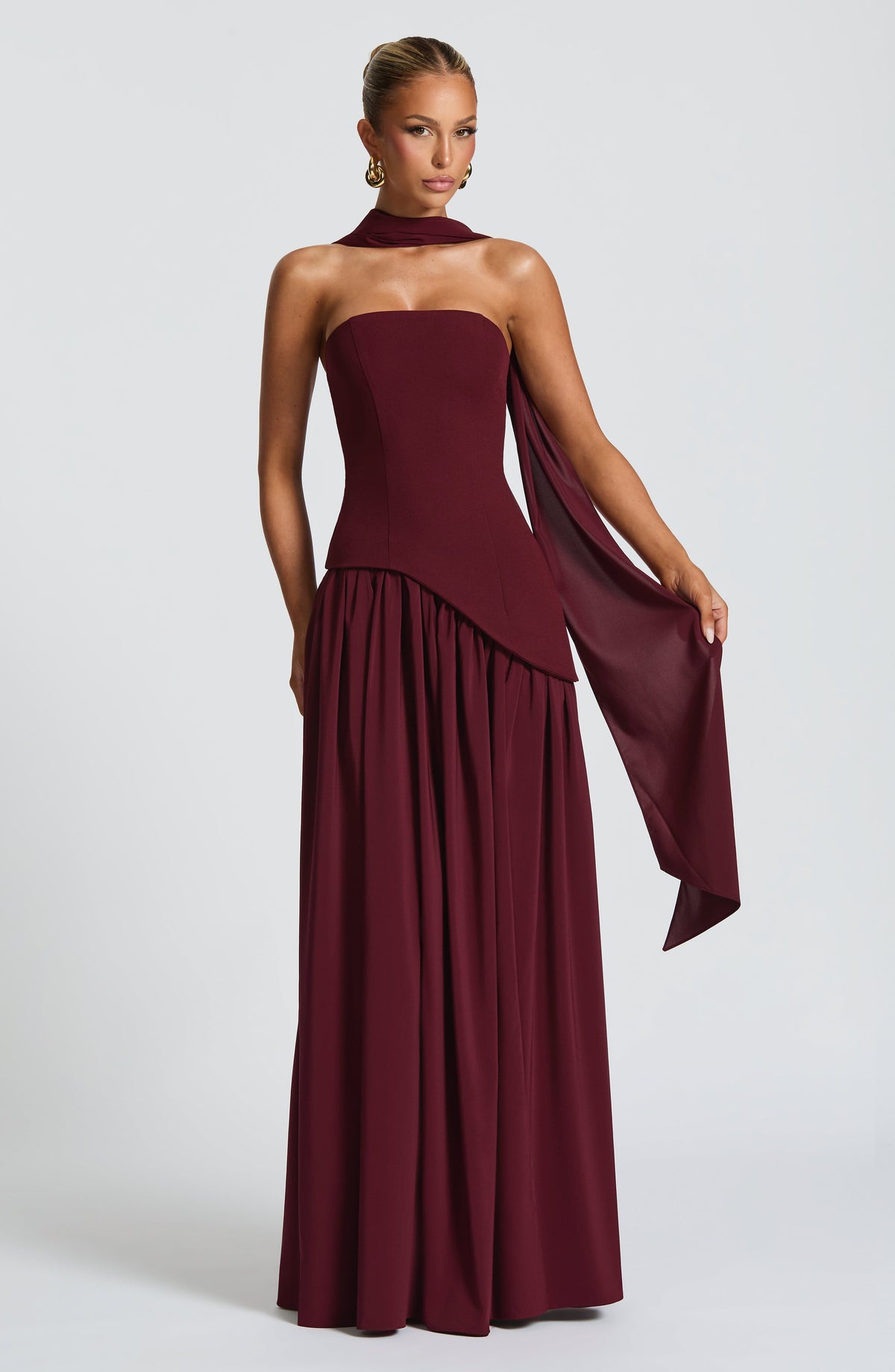 Maliyah Maxi Dress - Cherry Lacquer – image 4