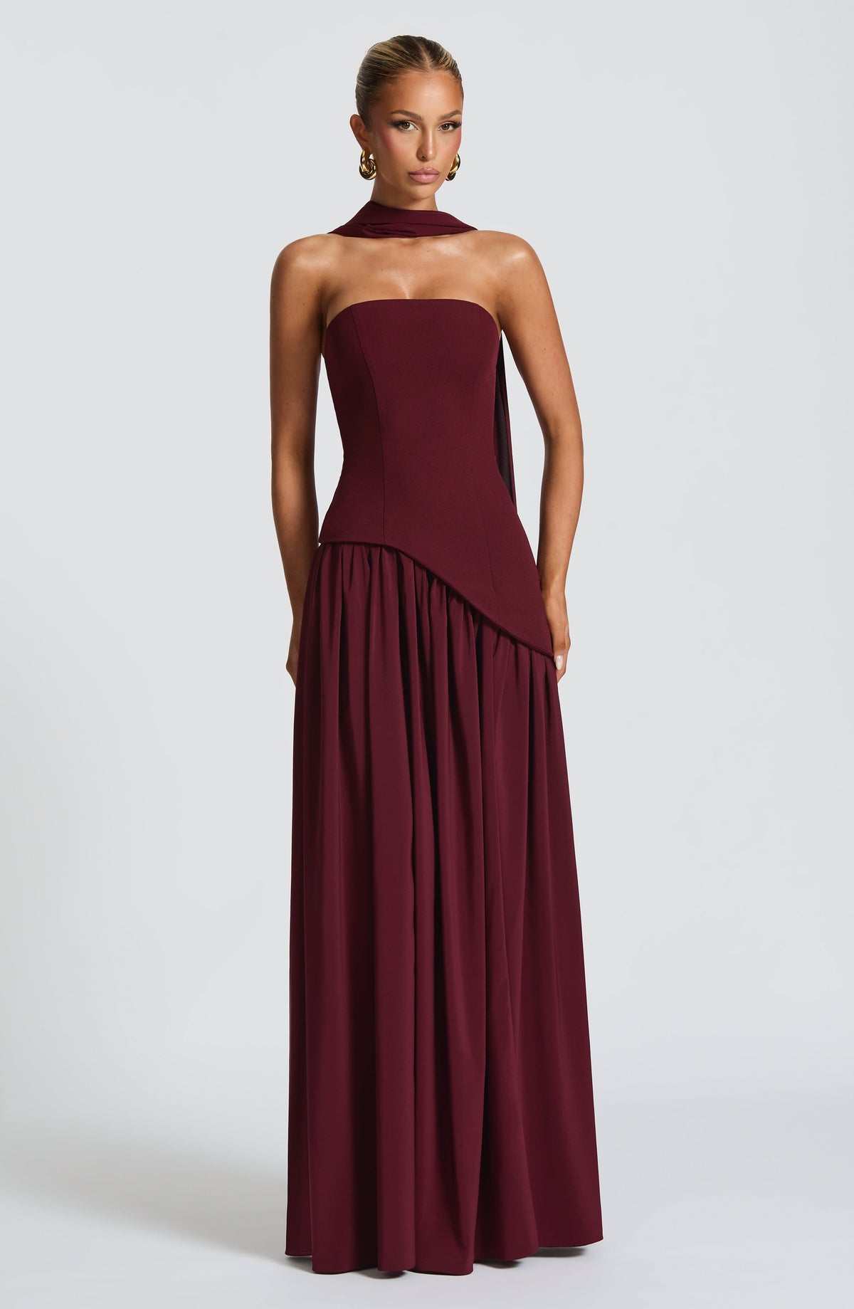 Maliyah Maxi Dress - Cherry Lacquer – image 7