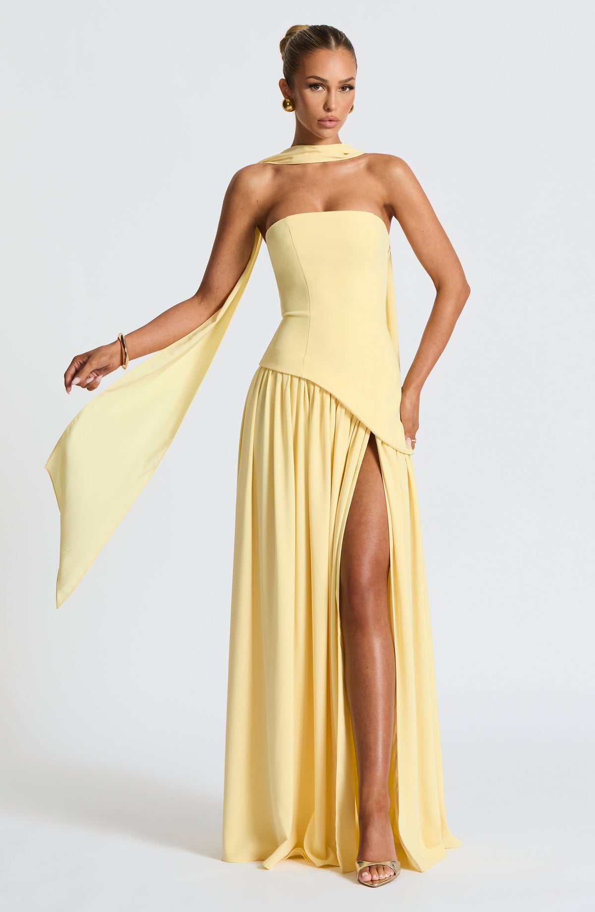 Maliyah Maxi Dress - Lemon – image 4
