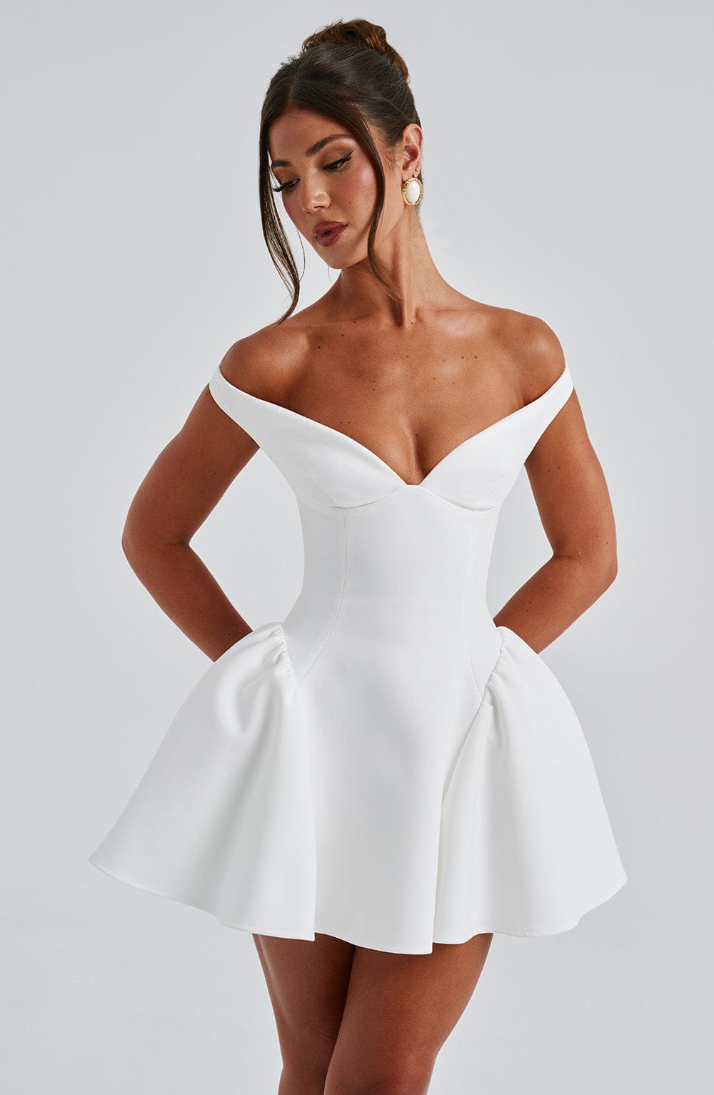 Marla Mini Dress - Ivory – image 5