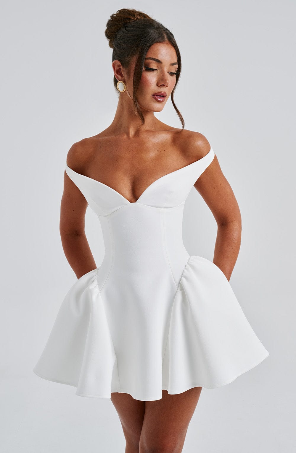 Marla Mini Dress - Ivory – image 4