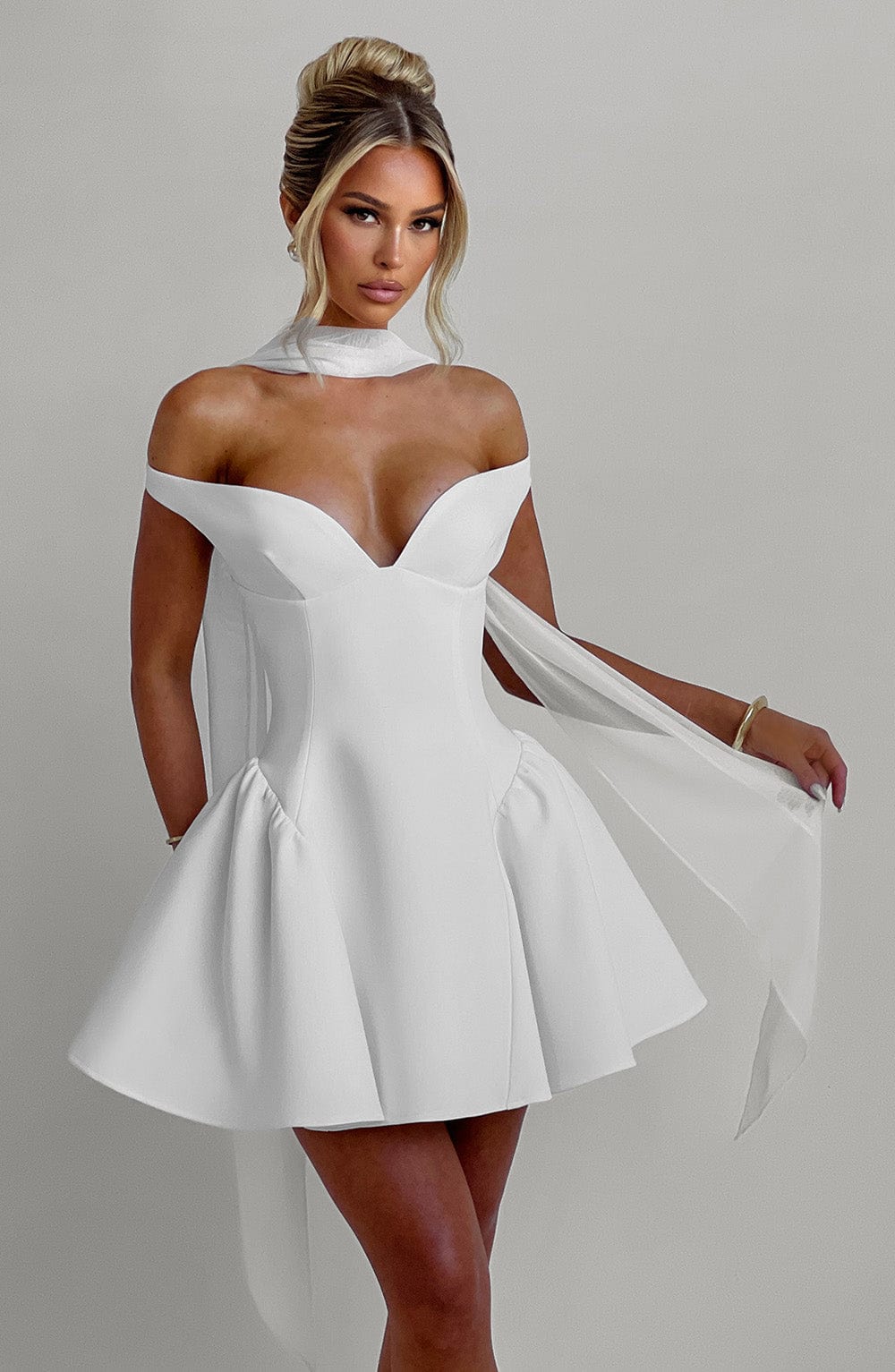 Marla Mini Dress - Ivory – image 19
