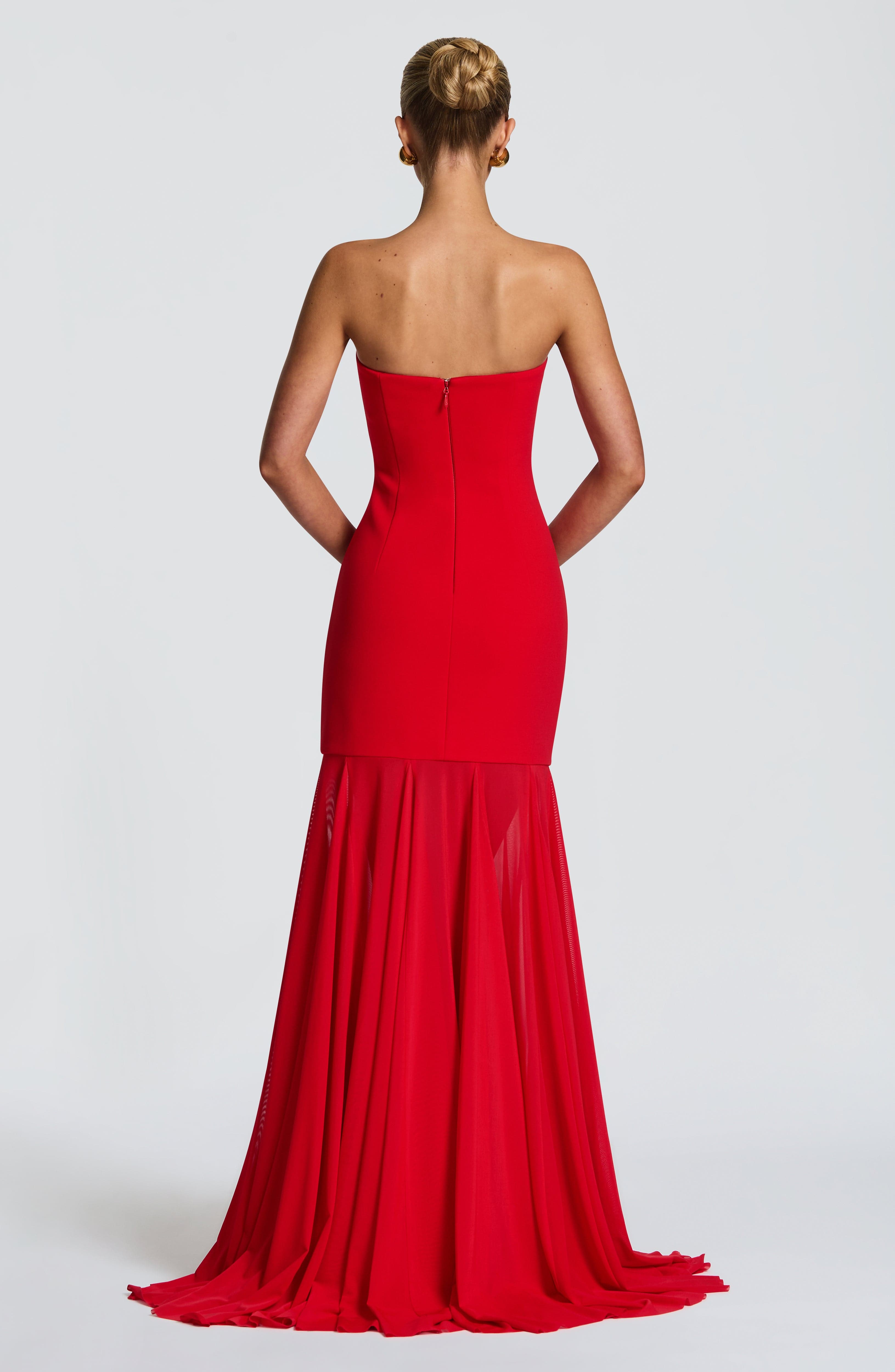 Merritt Gown - Red – image 4