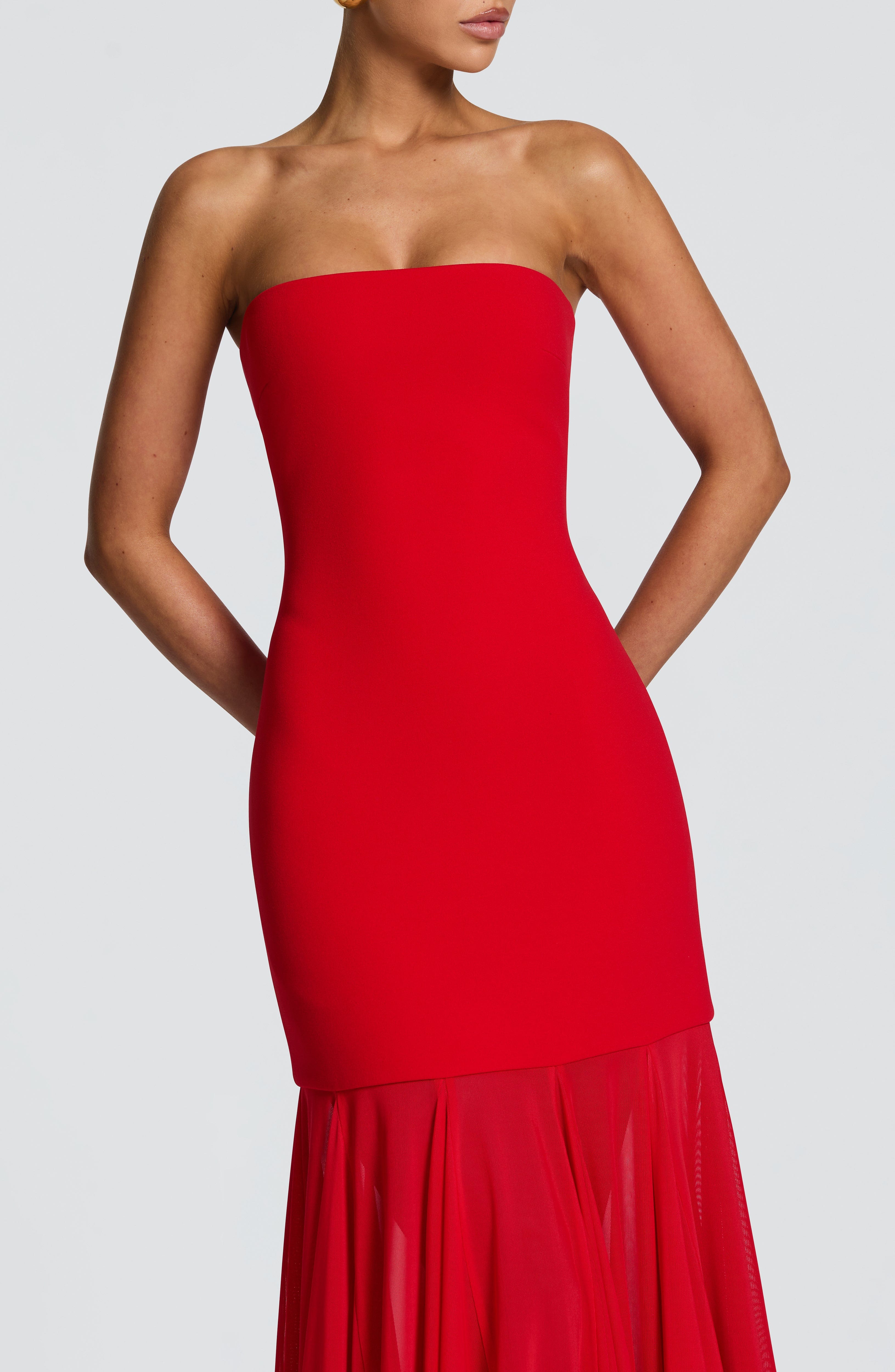 Merritt Gown - Red – image 6