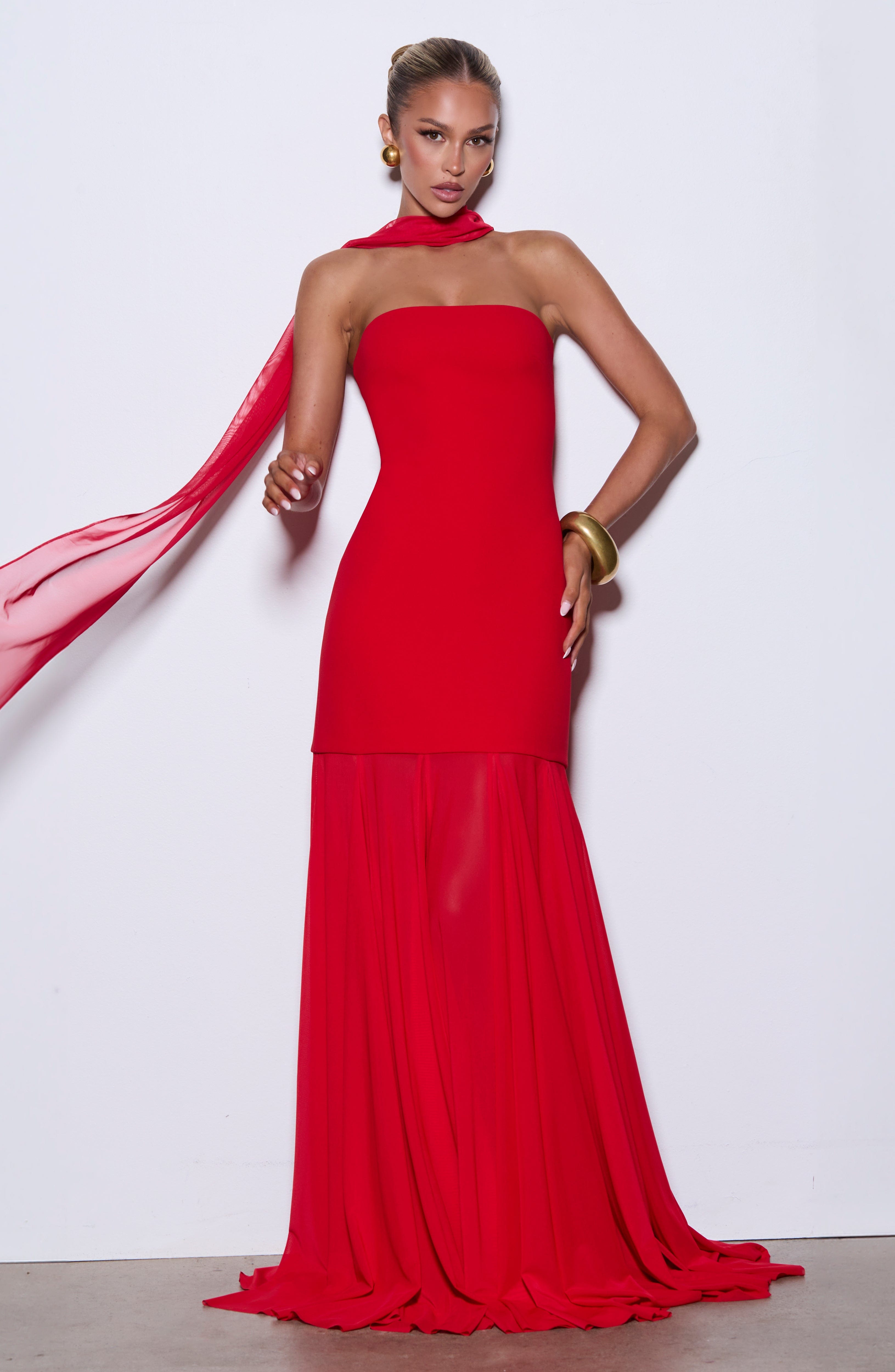 Merritt Gown - Red – image 9