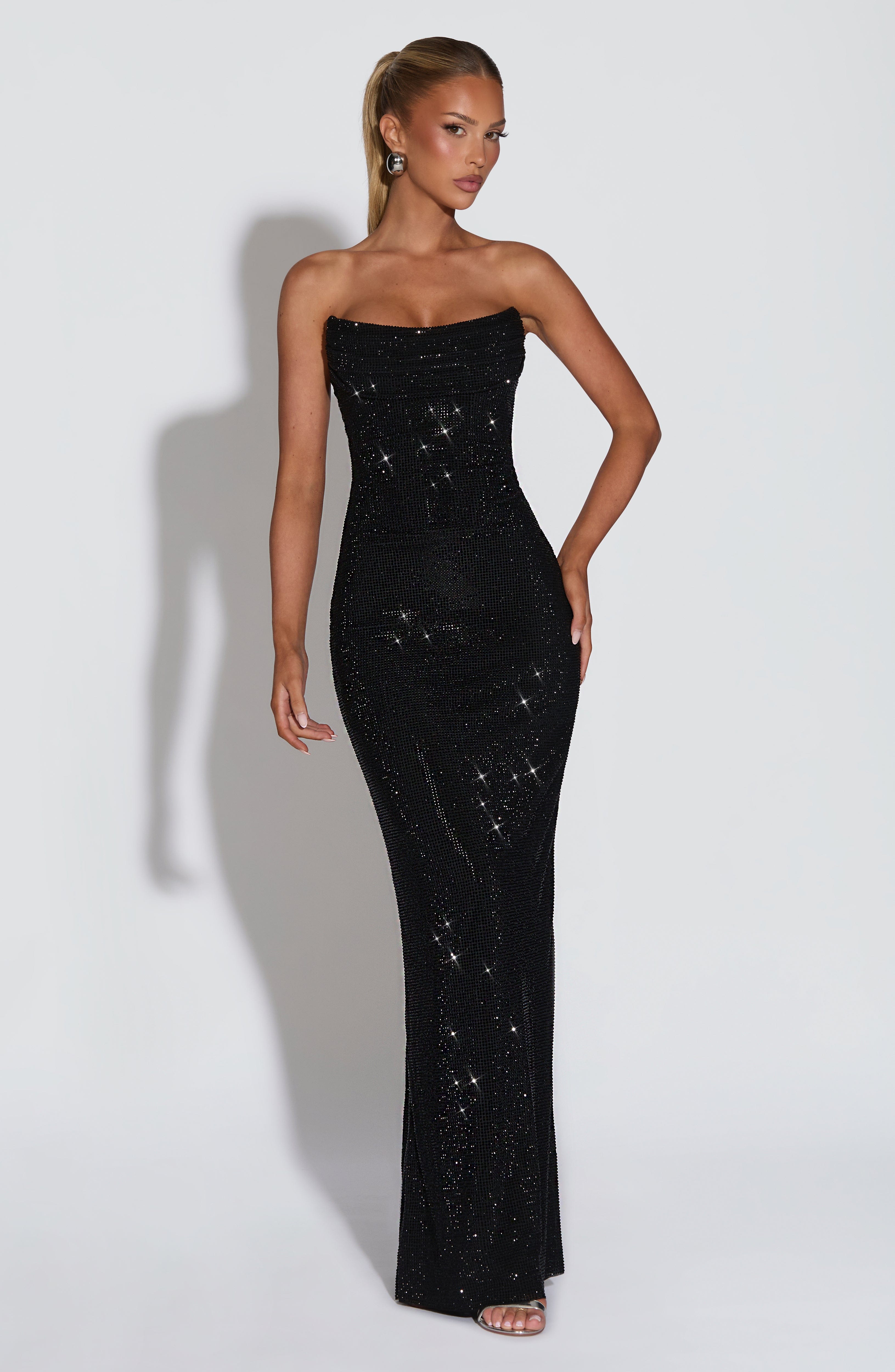 Mirabella Maxi Dress - Black – image 1