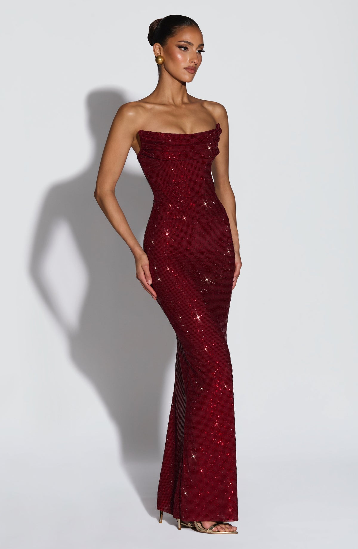 Mirabella Maxi Dress - Burgundy – image 4