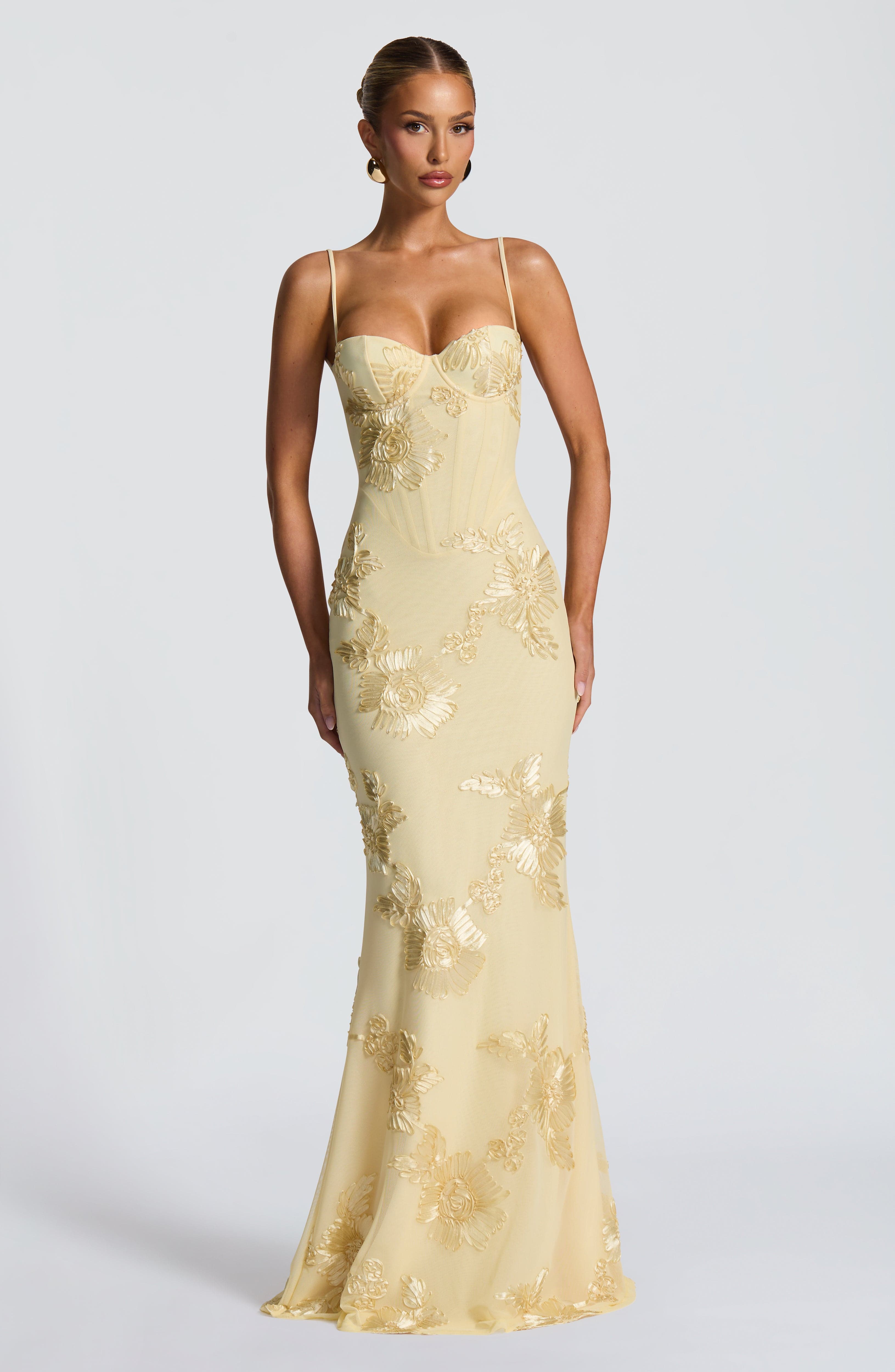 Nefertiti Maxi Dress - Lemon – image 4