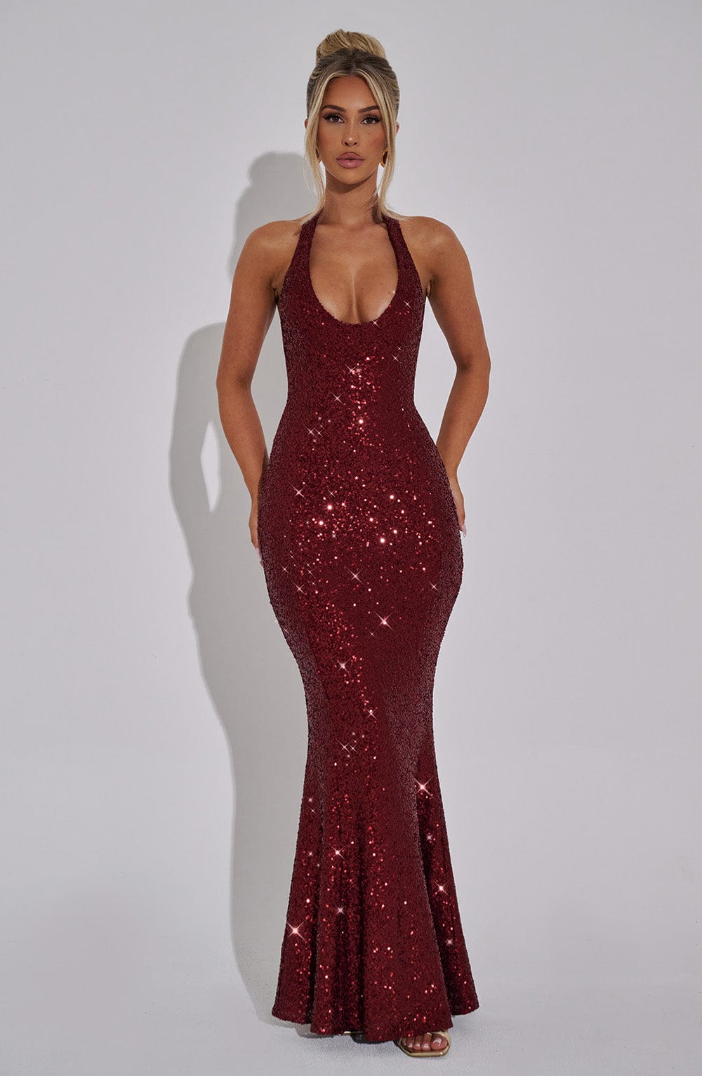 Odette Maxi Dress - Wine – image 1