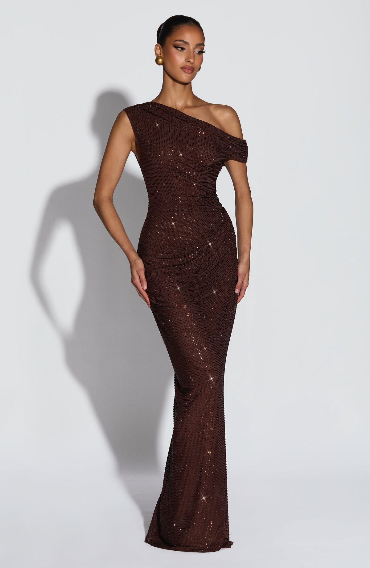Ottilie Maxi Dress - Plum Brown – image 2
