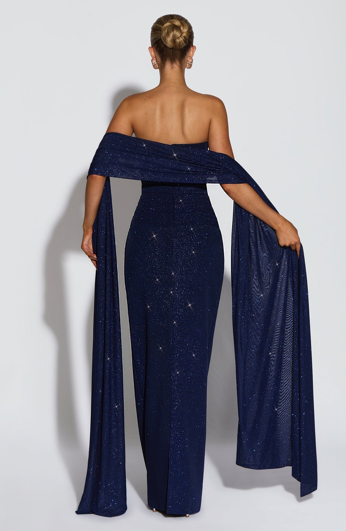 Pandra Maxi Dress - Navy Sparkle – image 4