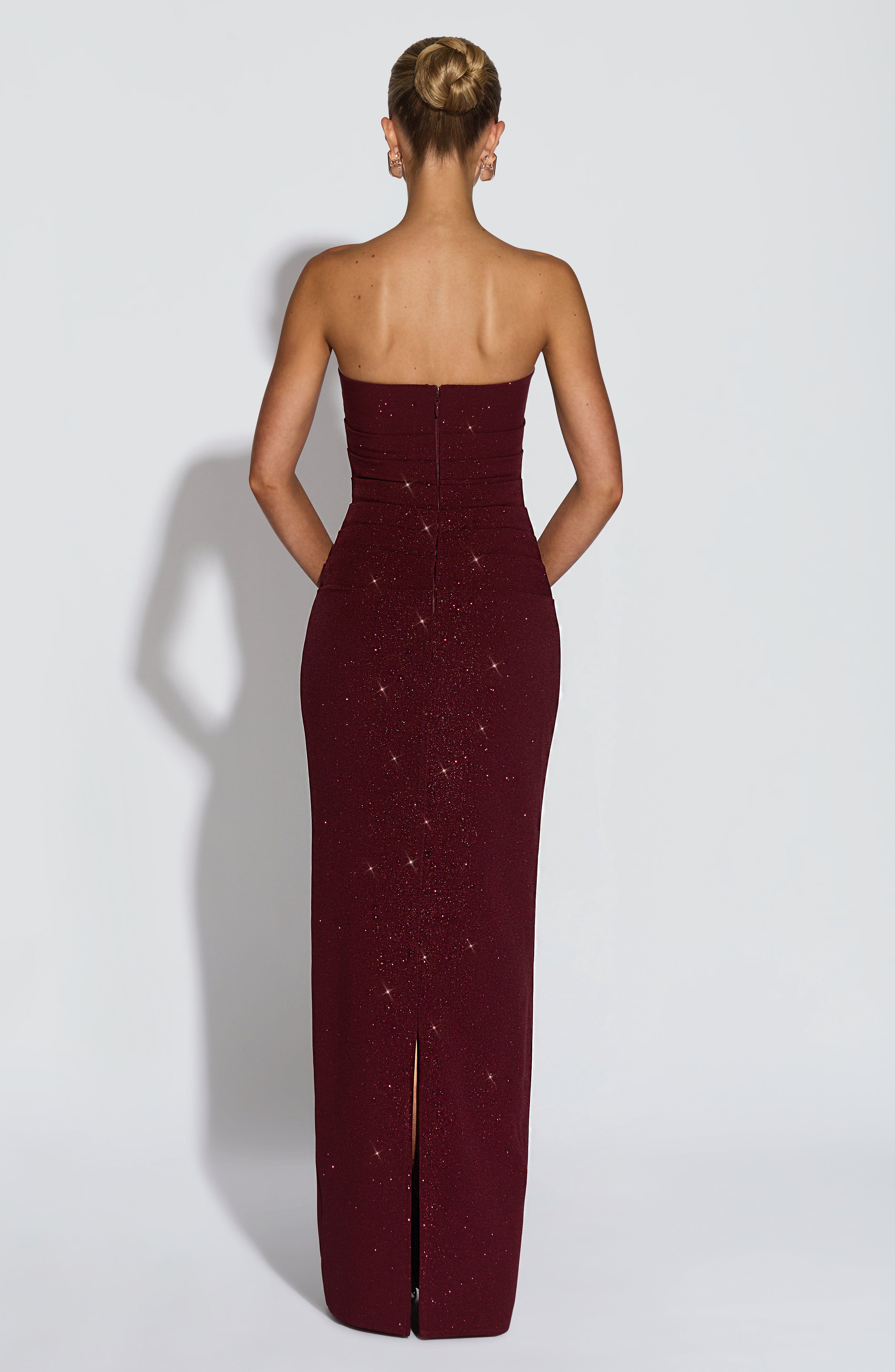 Pandra Maxi Dress - Wine Sparkle – image 9