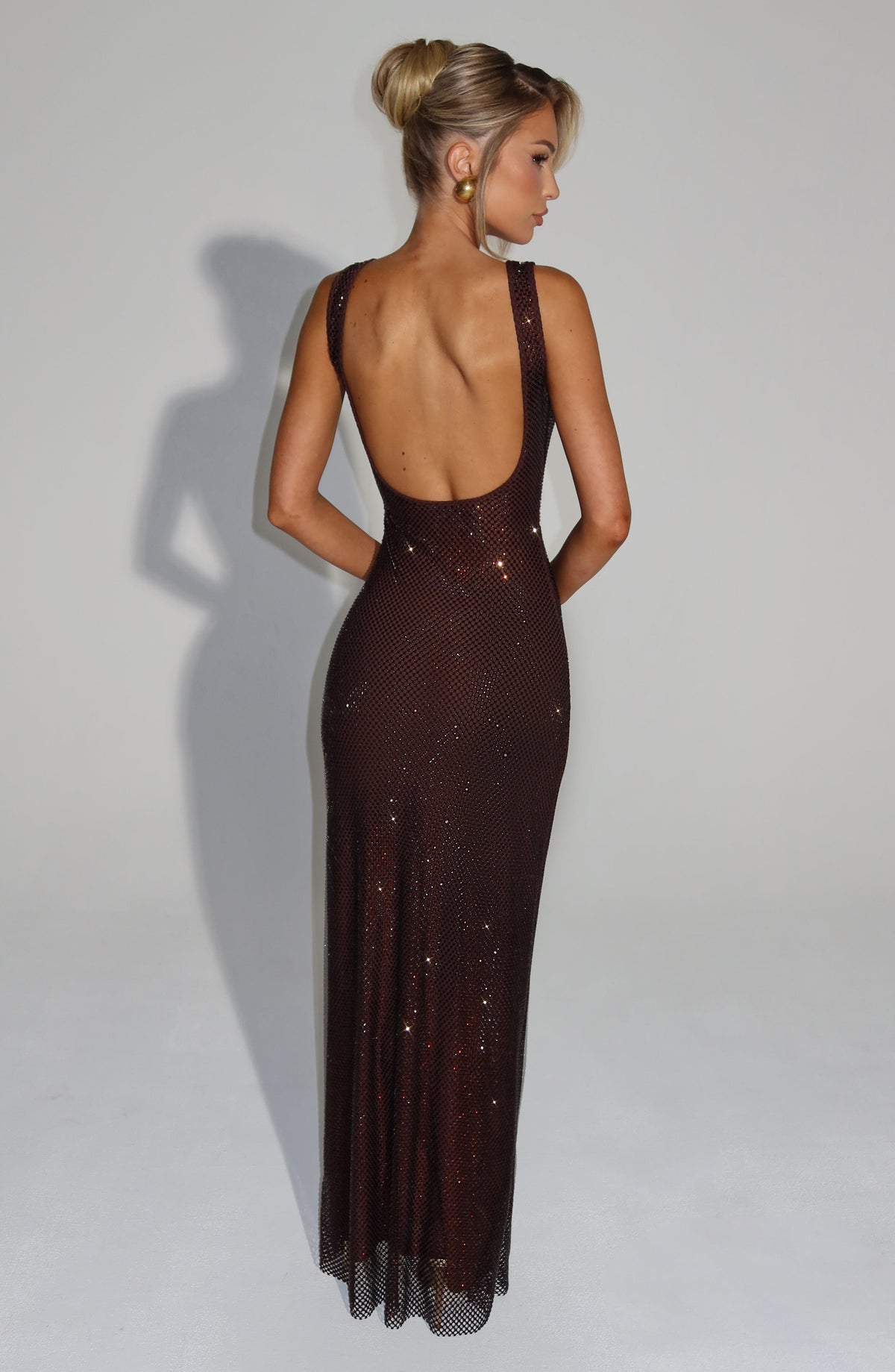 Petra Maxi Dress - Plum Brown – image 2