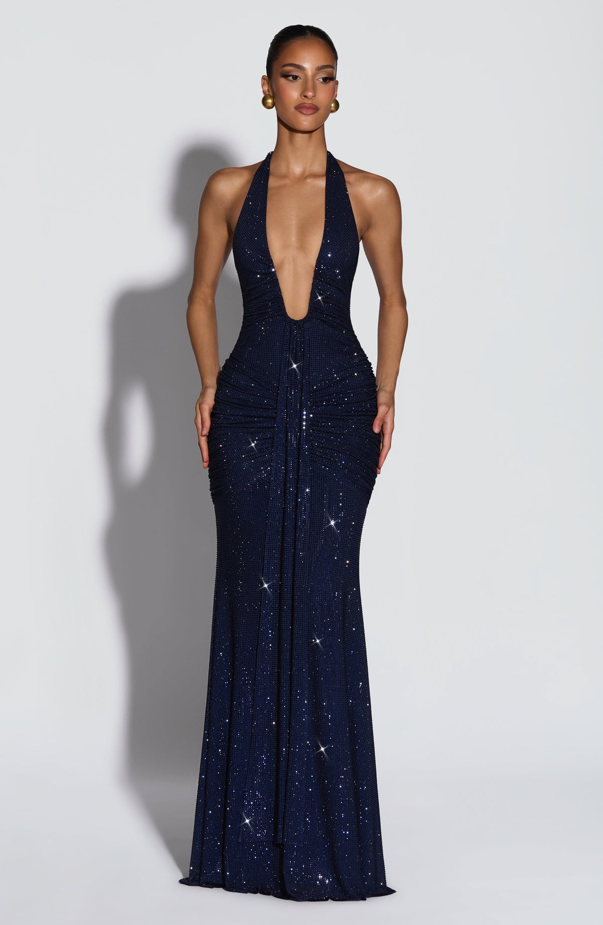Rosetta Maxi Dress - Navy Sparkle – image 1
