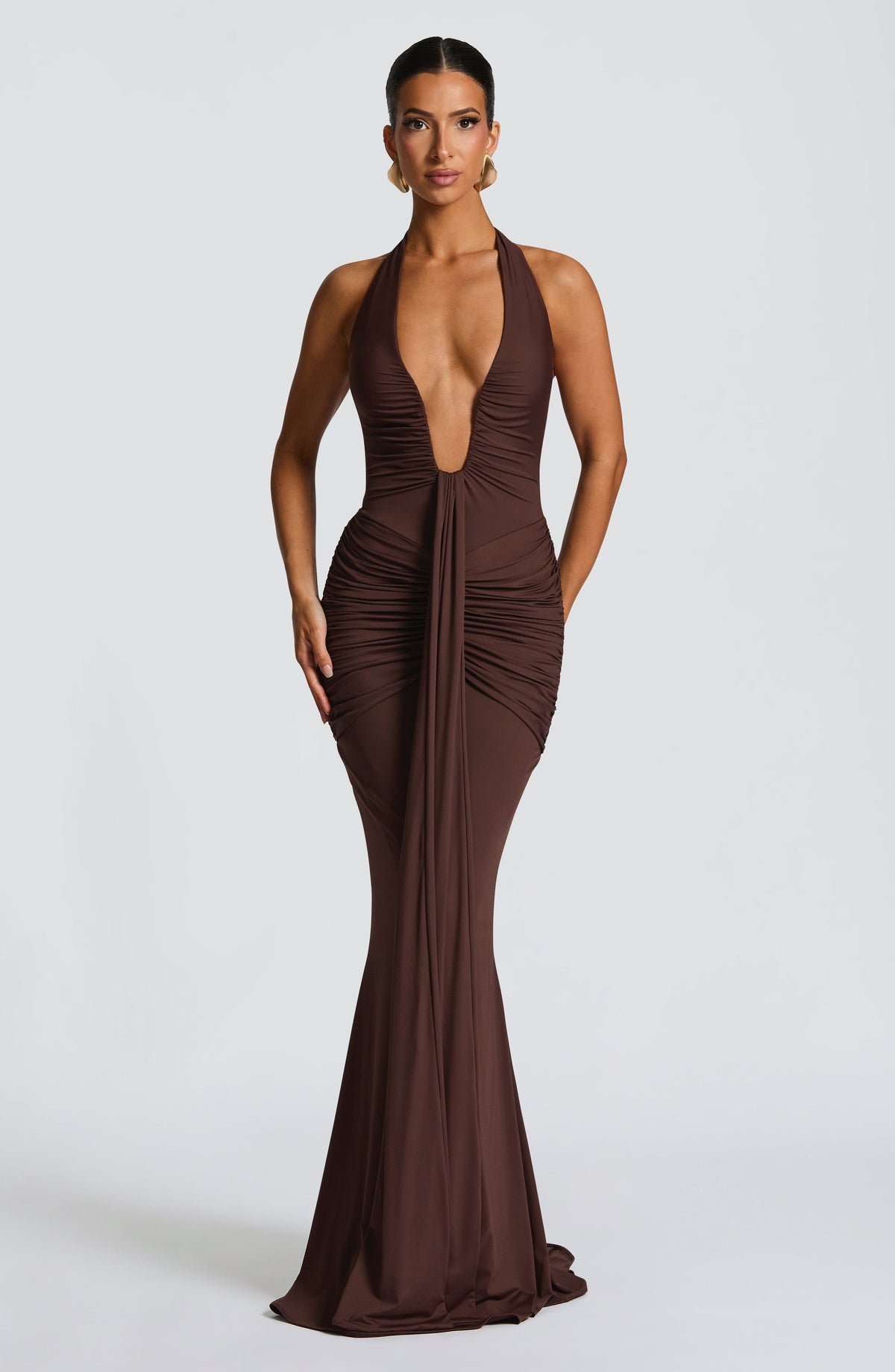 Rosetta Maxi Dress - Plum Brown – image 13