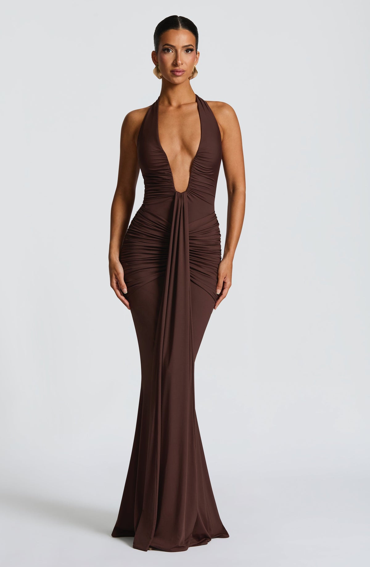 Rosetta Maxi Dress - Plum Brown – image 12