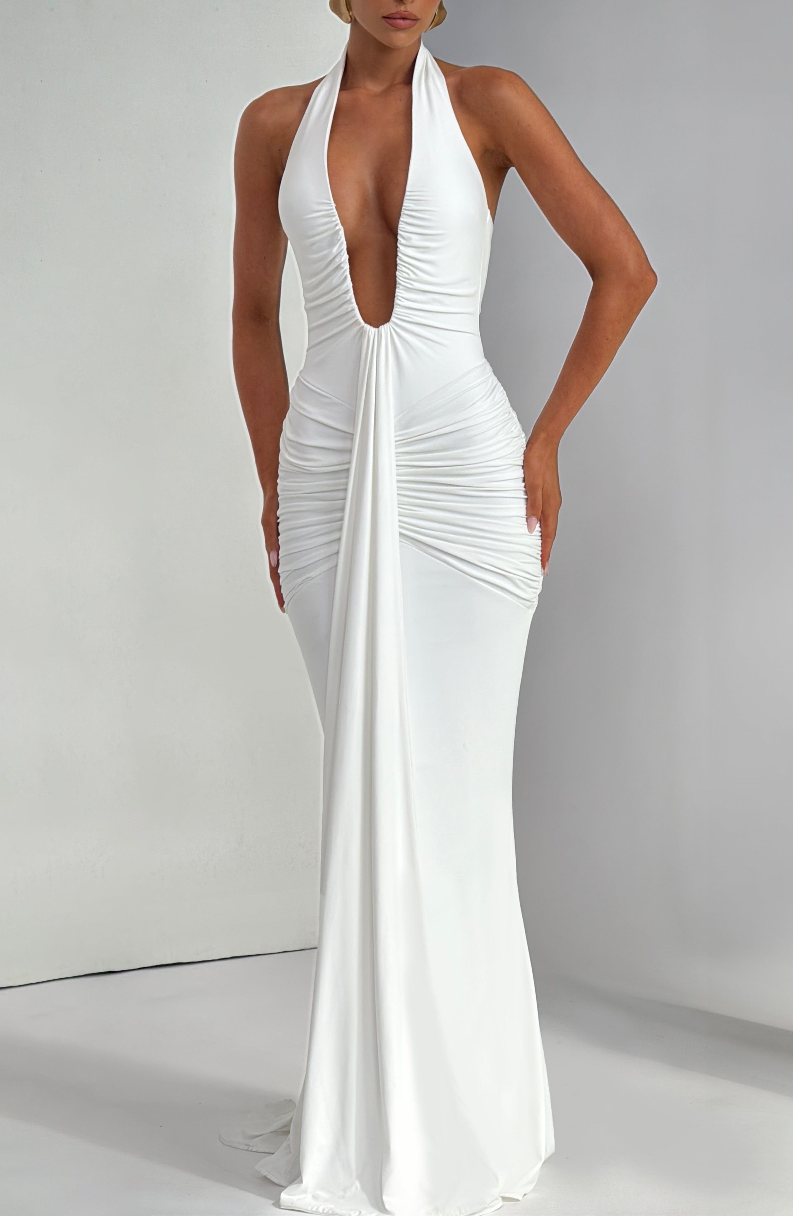 Rosetta Maxi Dress - White – image 1