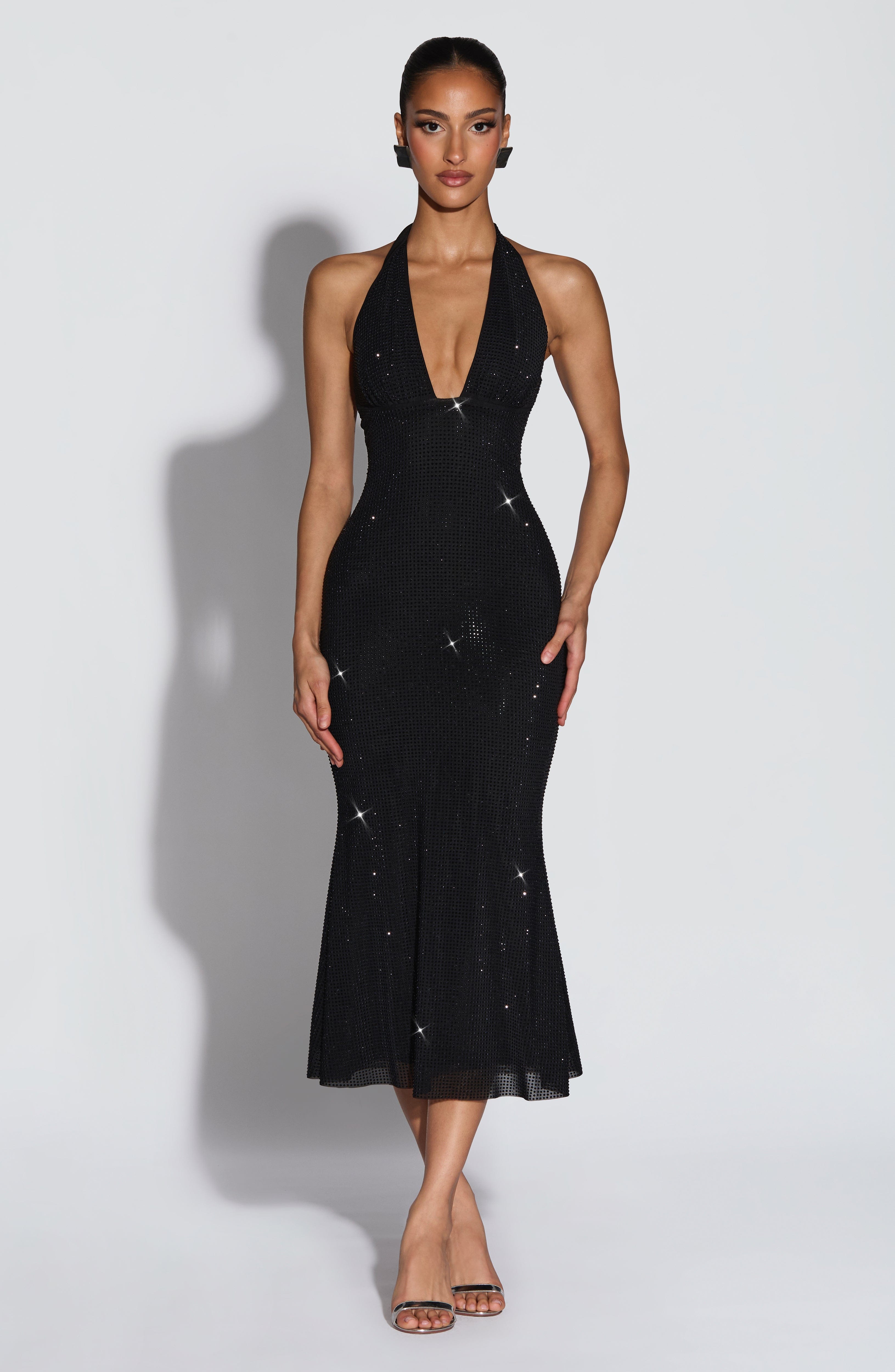 Sonora Midi Dress - Black – image 1