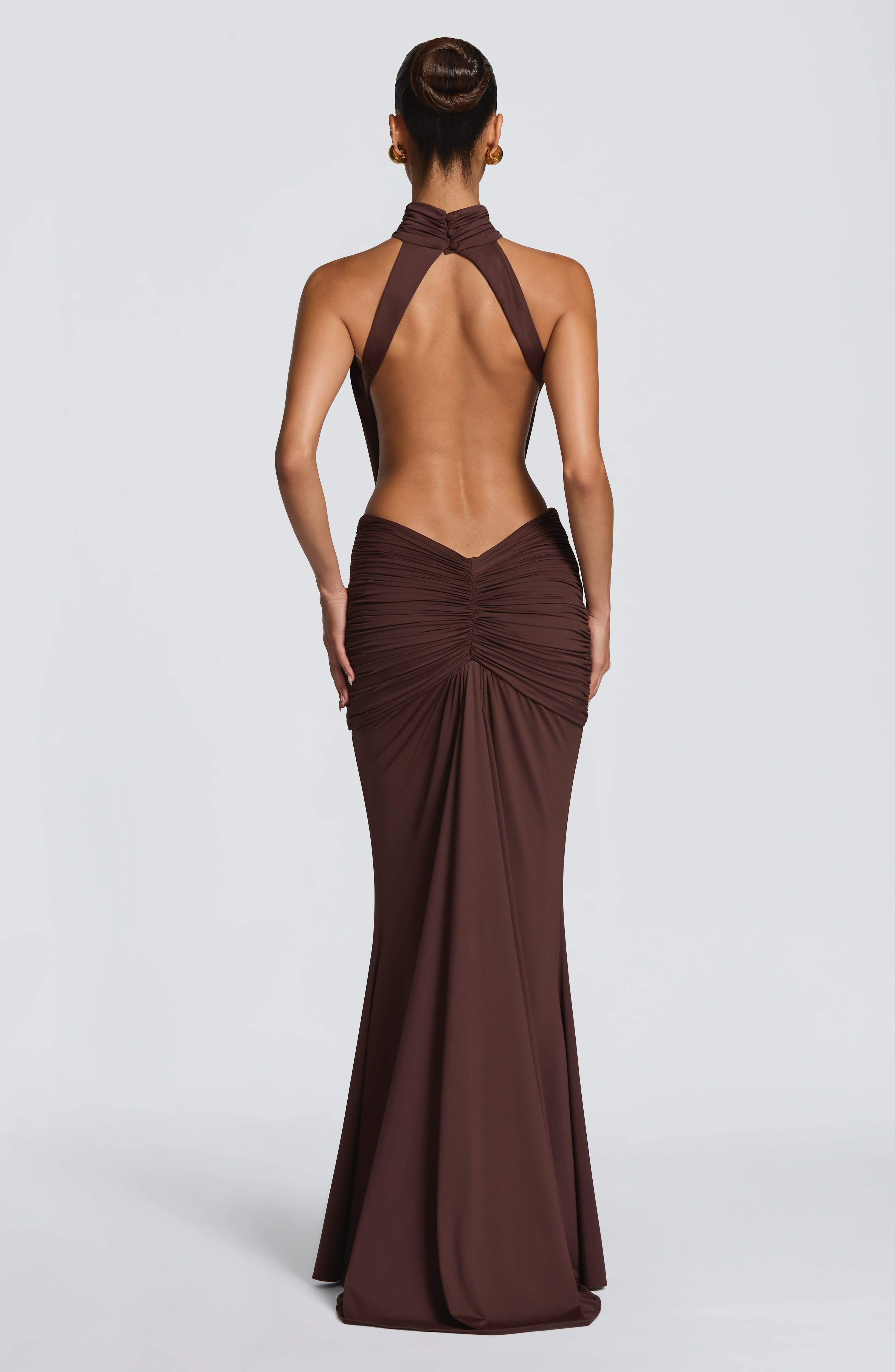 Thekla Maxi Dress - Plum Brown – image 4