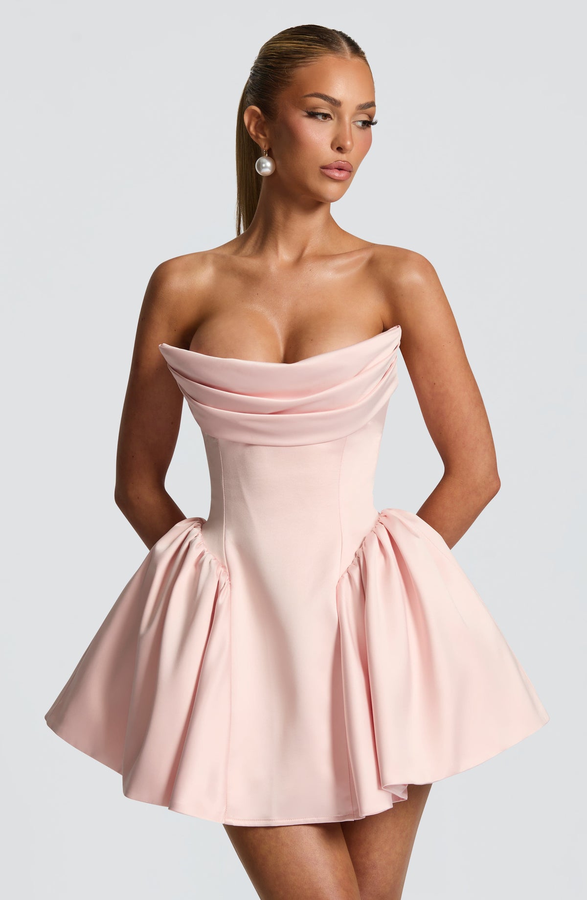 Trinity Mini Dress - Blush – image 7