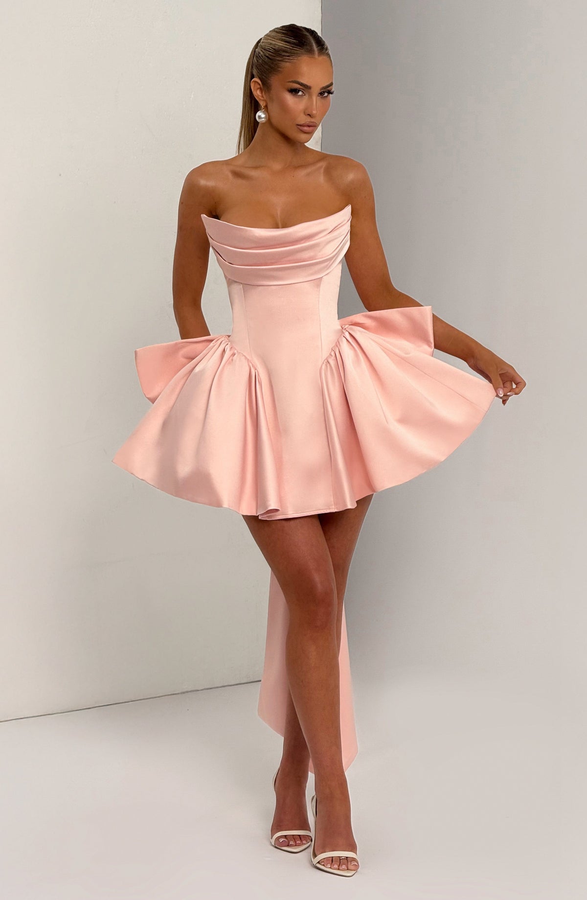 Trinity Mini Dress - Blush – image 6