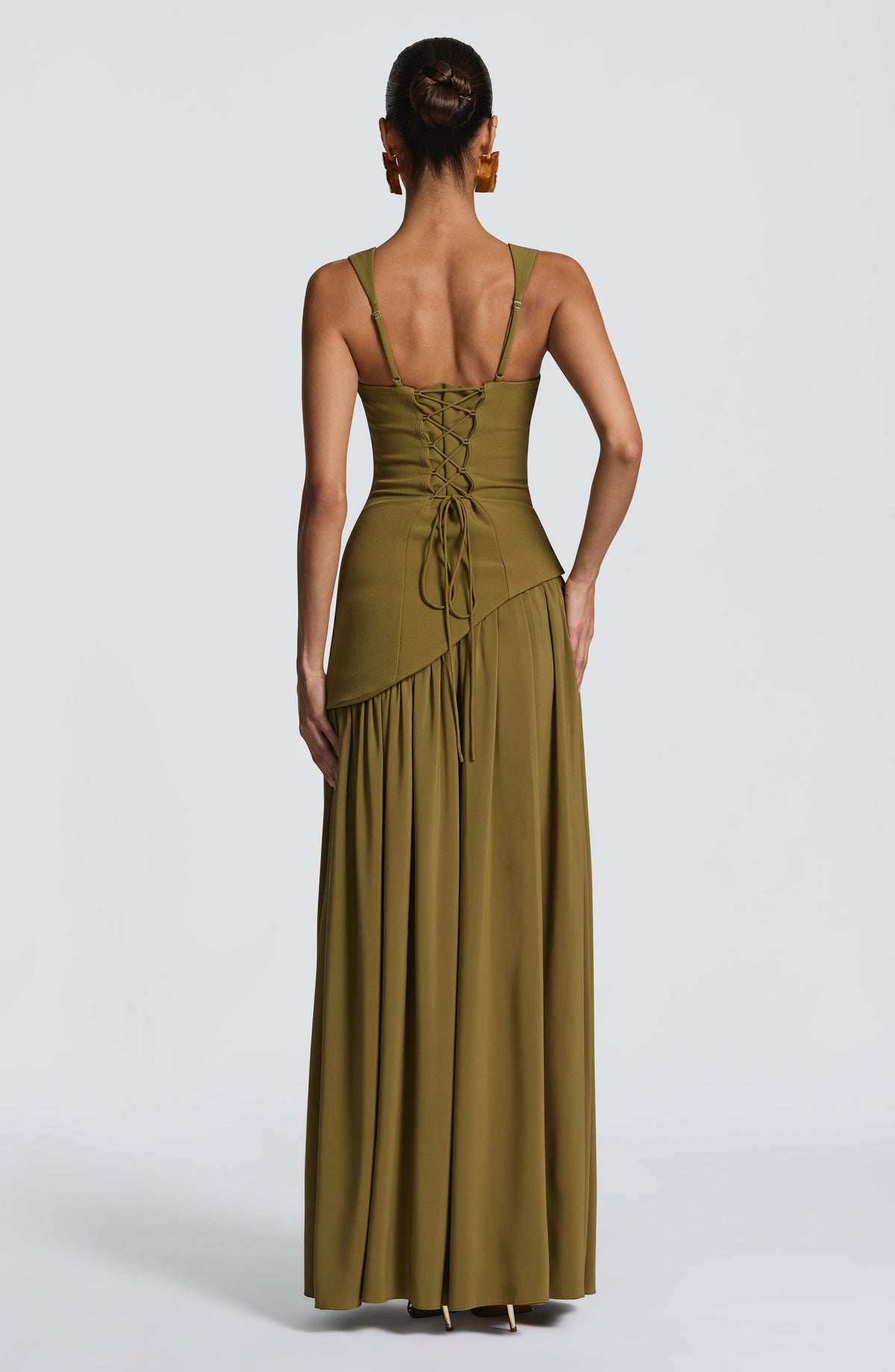 Tullulah Maxi Dress - Deep Olive – image 3