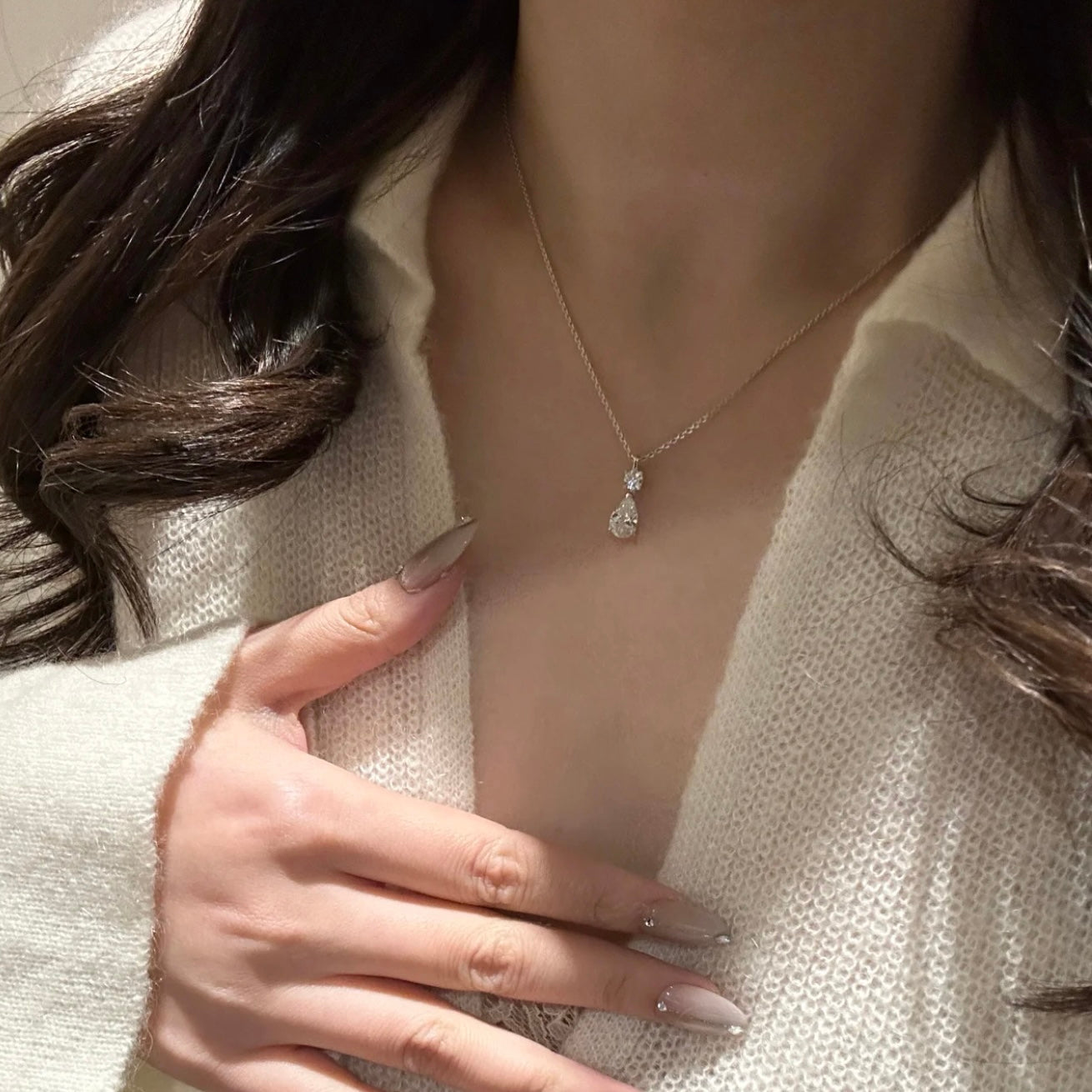 Diamond Dew Necklace – image 2