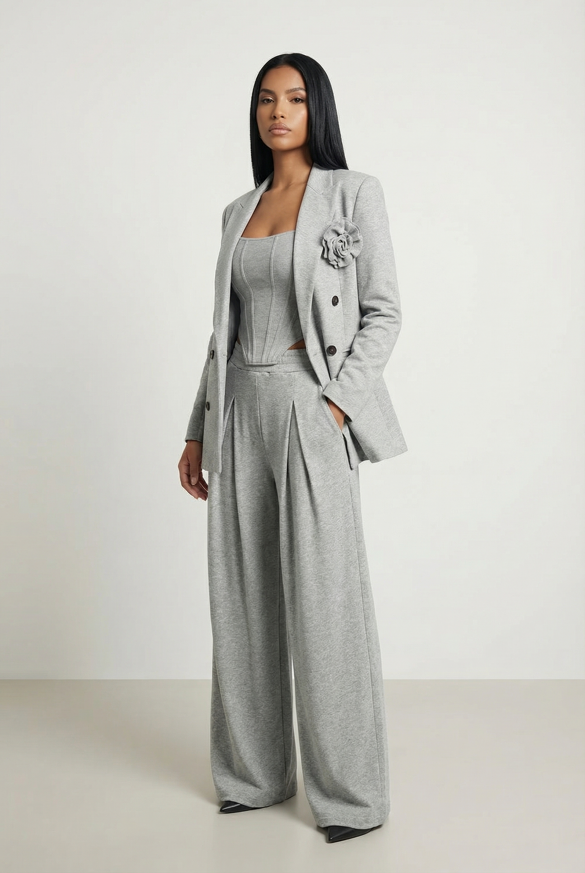 Éléonore Blazer – Gray – image 4