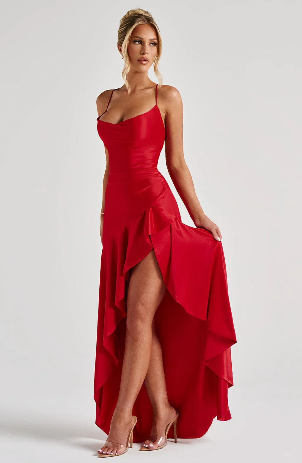 Aphrodite Satin Gown – image 11