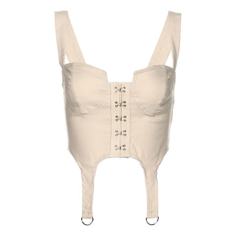Low cut vintage style crop top – image 6