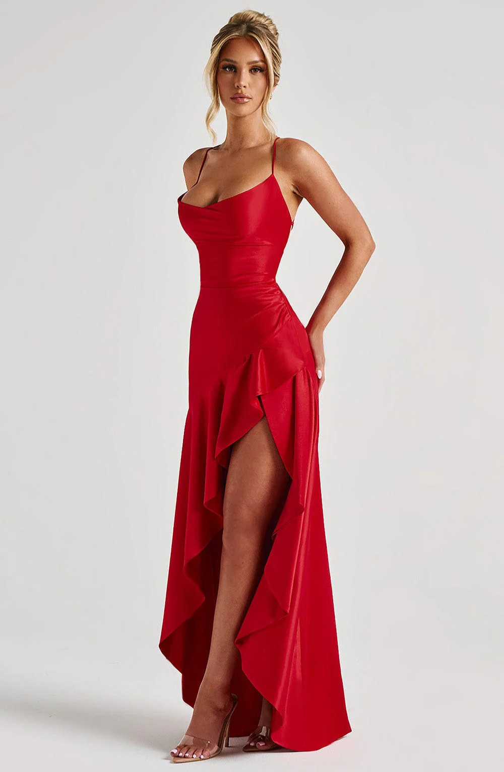 Aphrodite Satin Gown – image 13