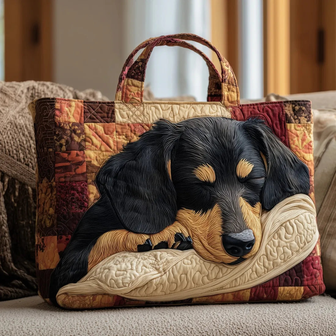 Madison – Handmade quilted everyday bag – image 1