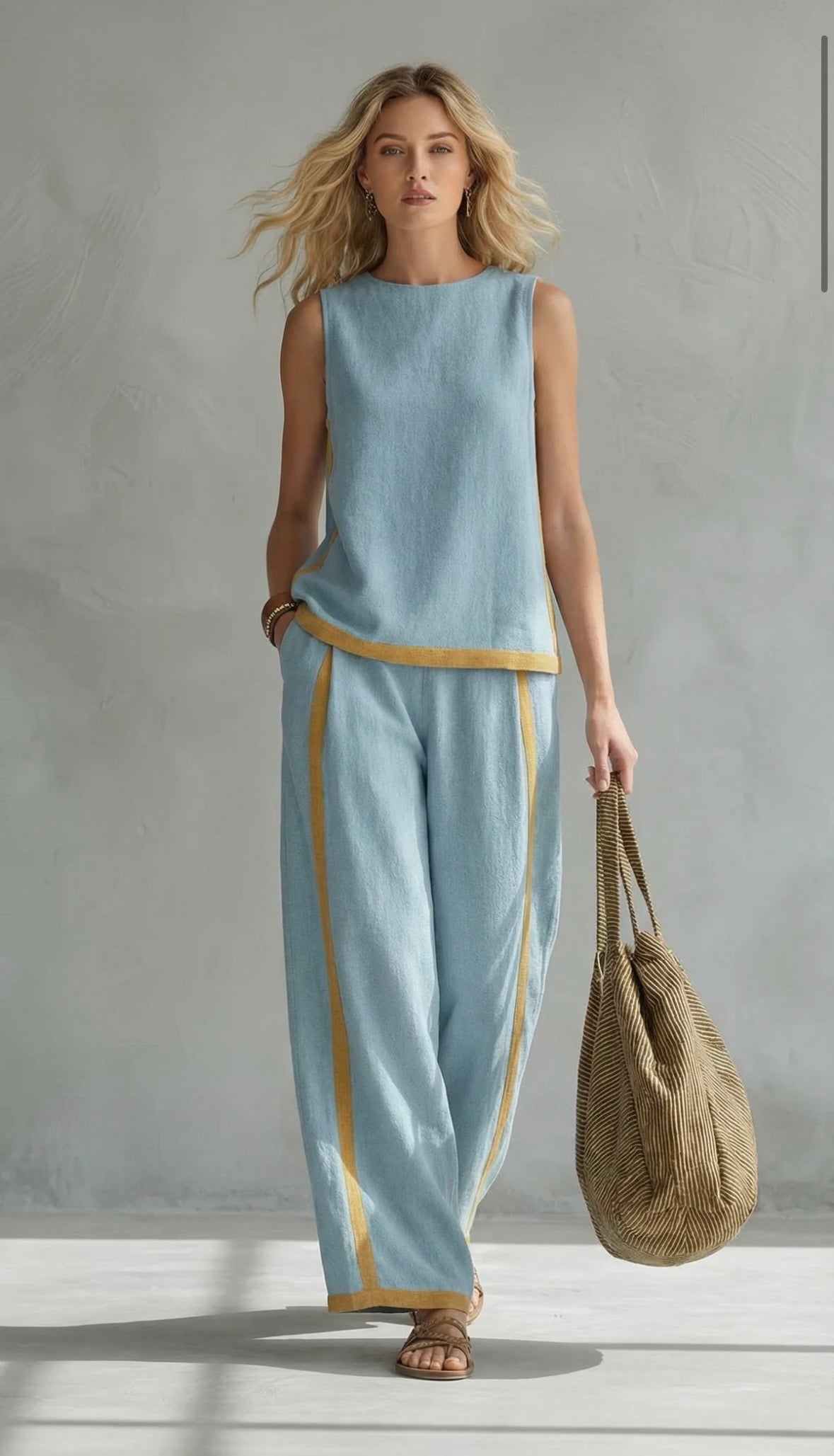 Leila – Elegant Cotton and Linen Set – image 7