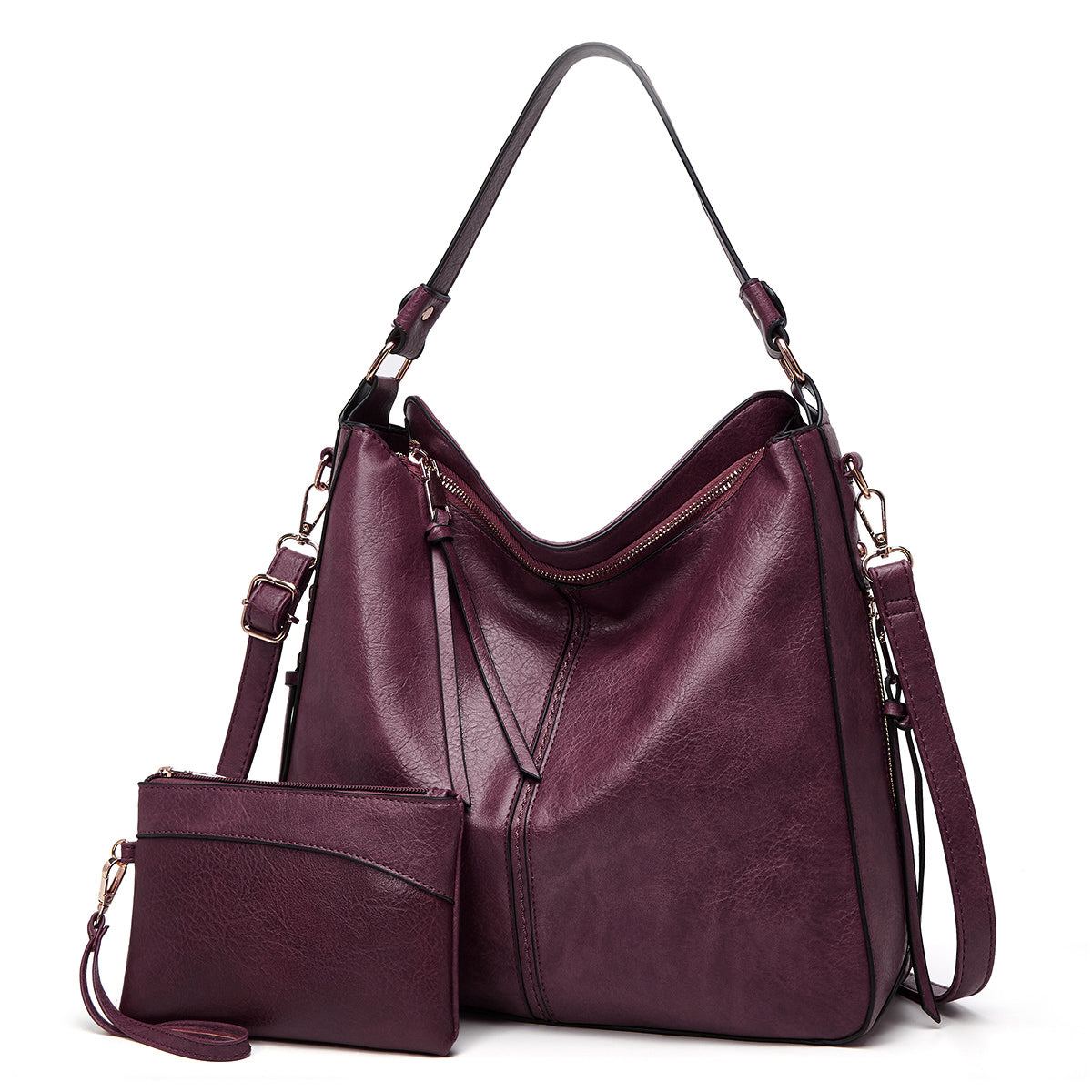 Luxury Anti-Theft Leather Crossbody Bag with Coin Purse – image 10
