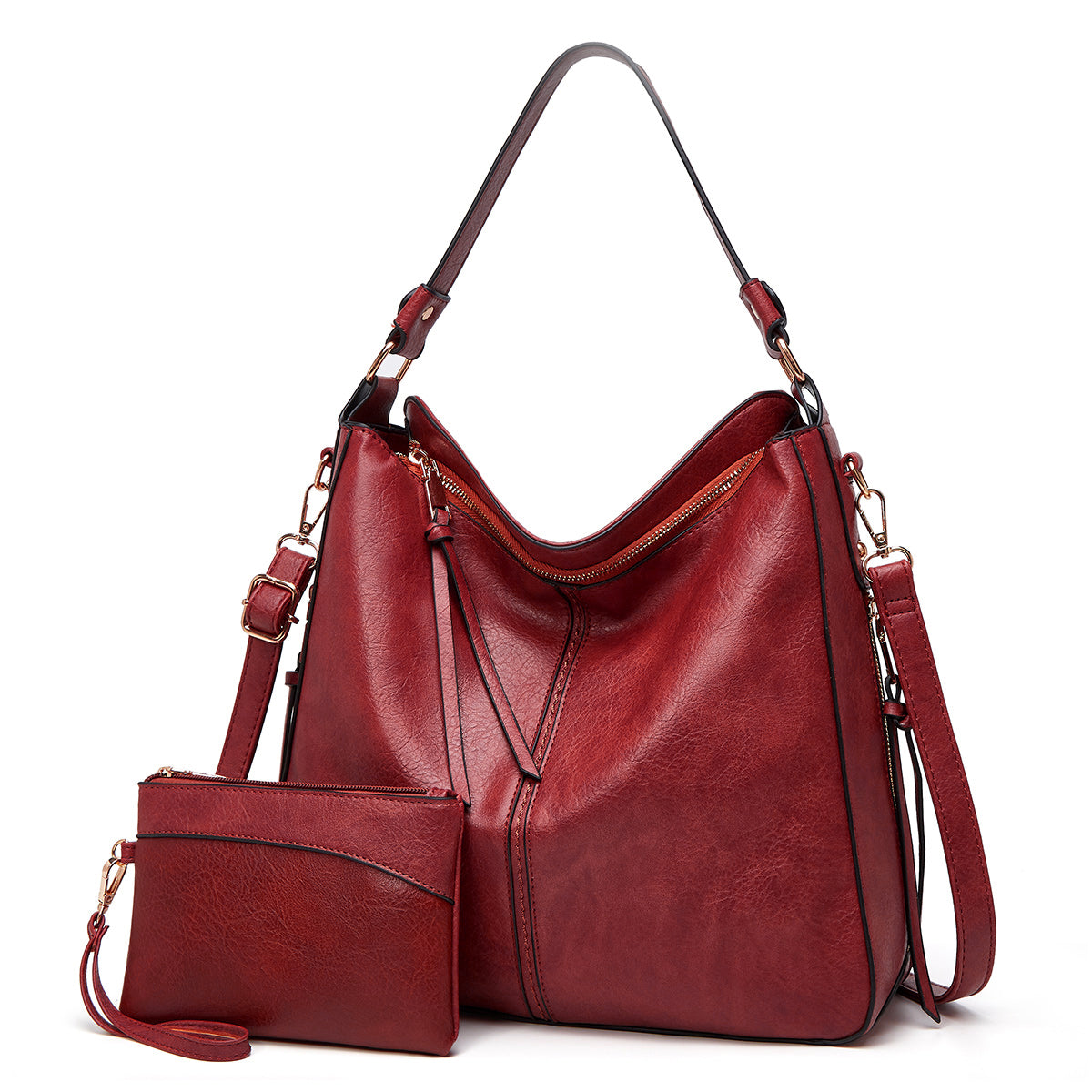 Luxury Anti-Theft Leather Crossbody Bag with Coin Purse – image 11