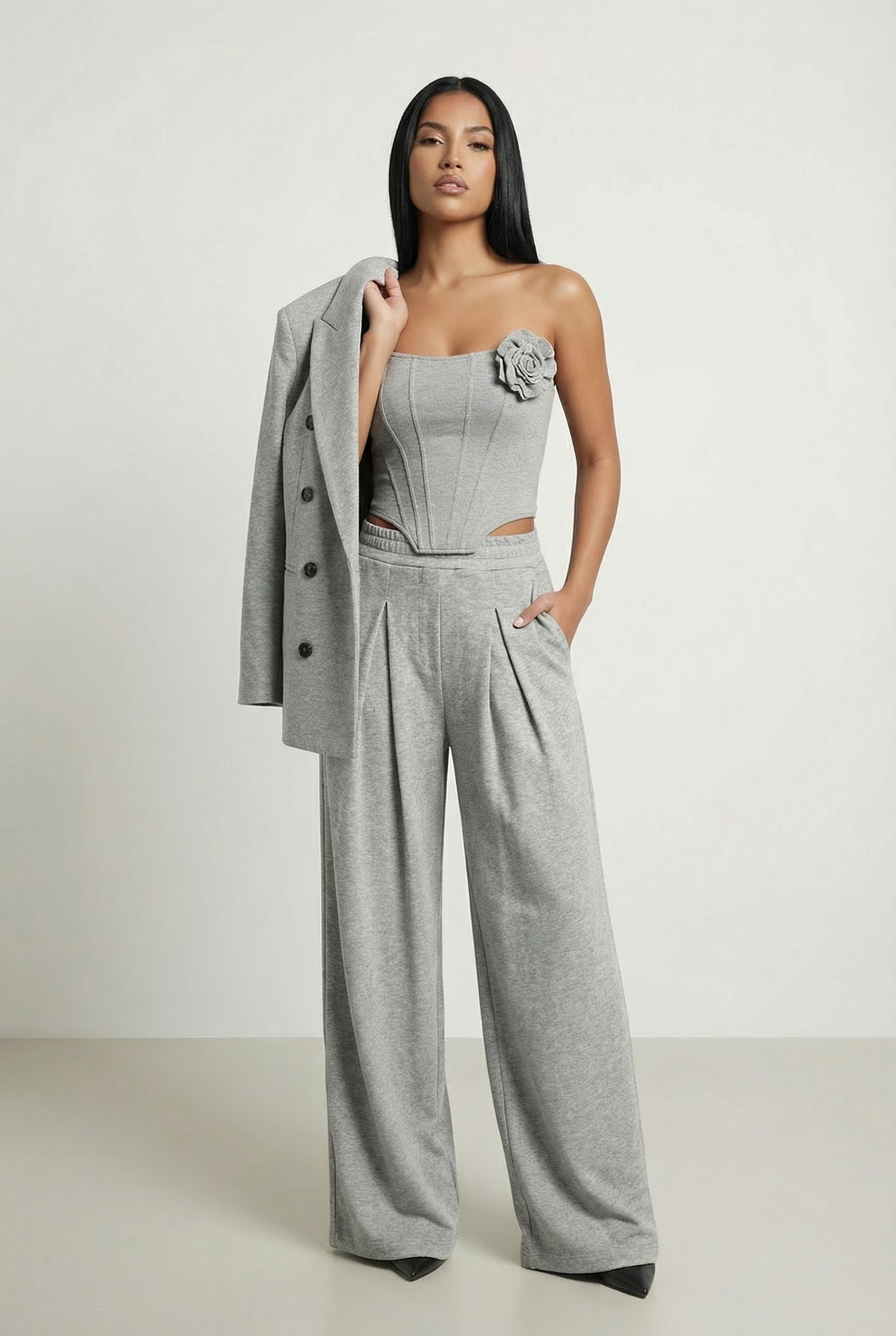 Éléonore Blazer – Gray – image 6