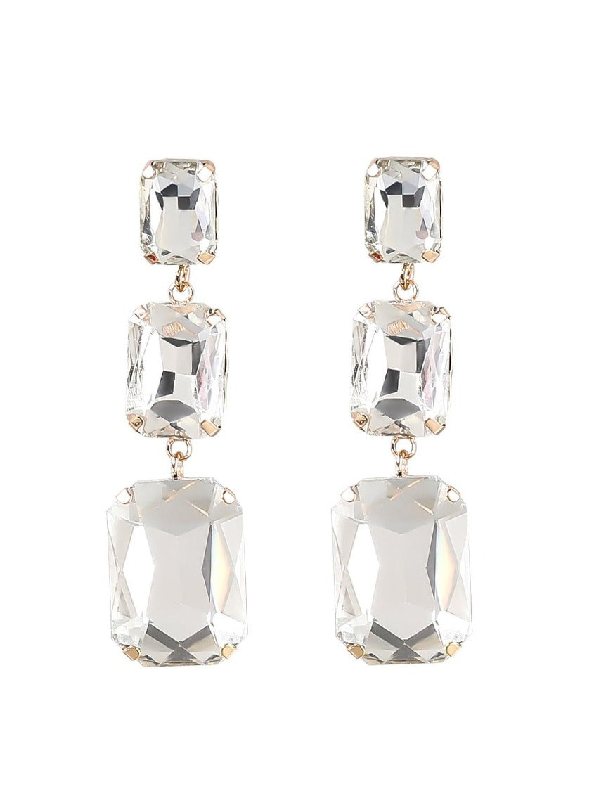Adalyn Crystal Gem Drap Earrings – image 5