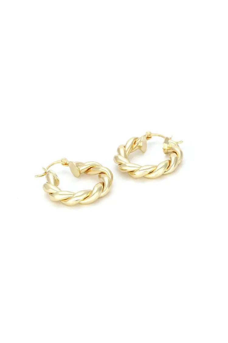 Maina Spiral Circle Earrings – image 2