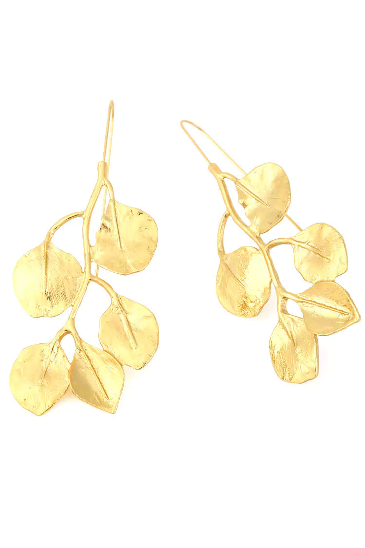Carwyn Golden Leaves Earrings – image 6
